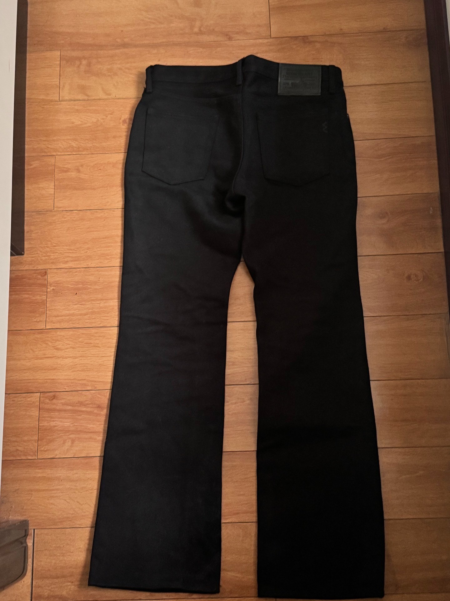 Iron Heart 21oz Black Jeans 9461z — front