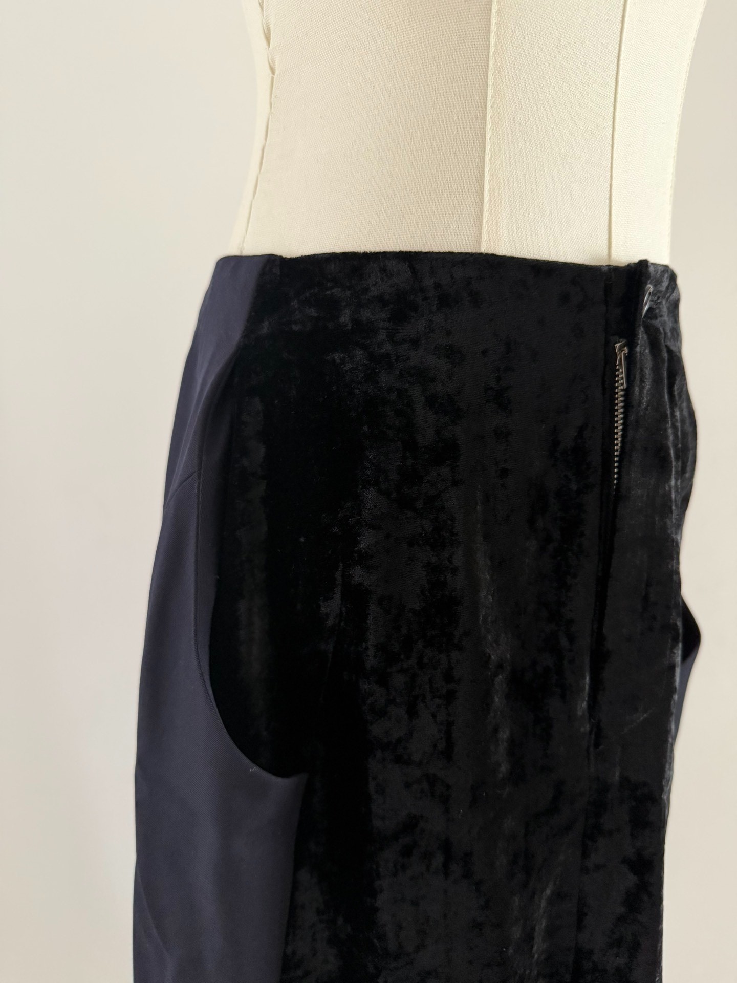 Comme des Garçons 93AW Velvet Long Skirt