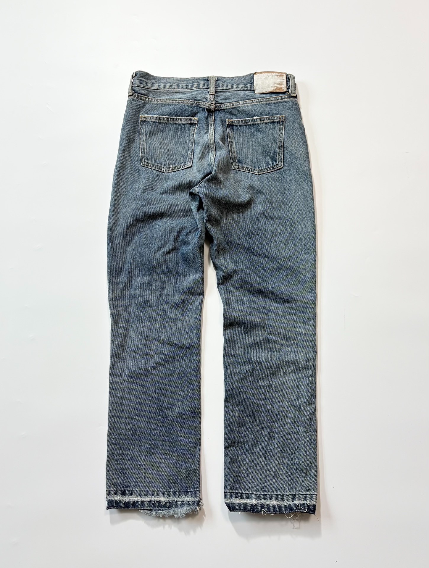 X-Girl Light-Wash Cropped Jeans — front