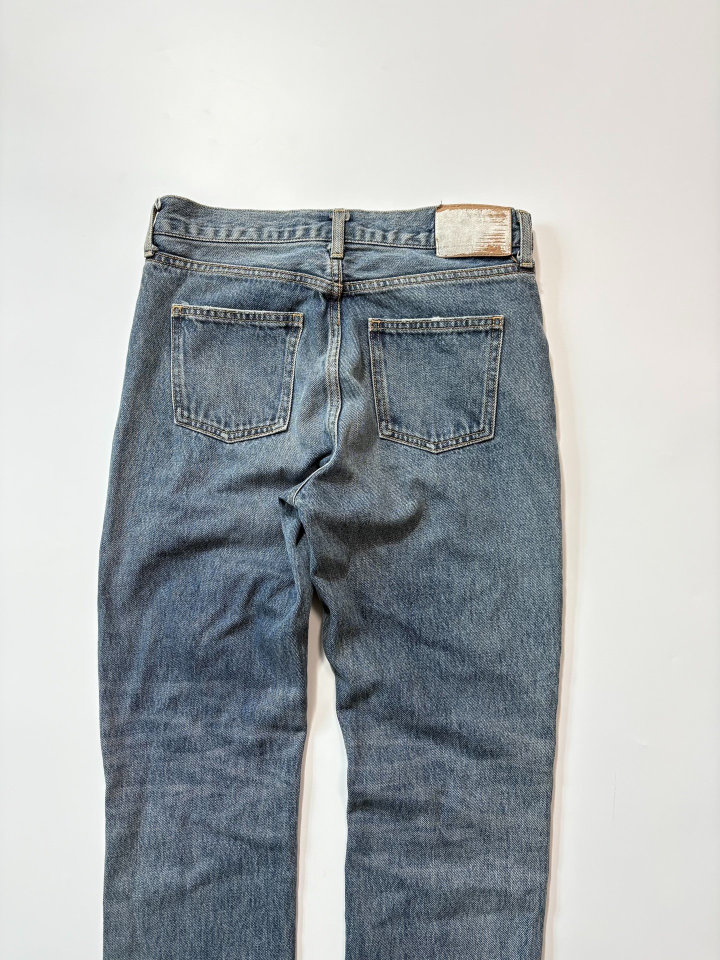 X-Girl Light-Wash Cropped Jeans — back