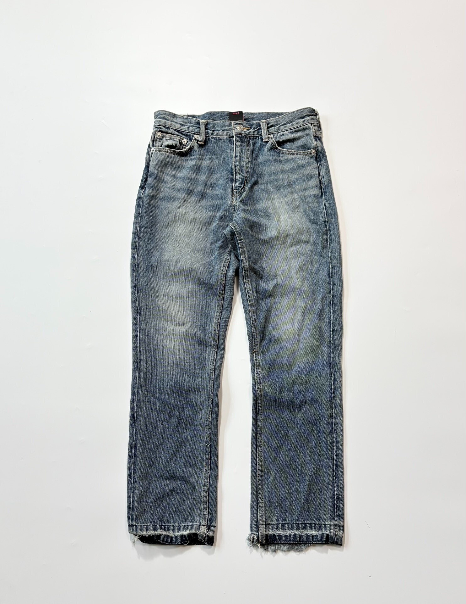 X-Girl Light-Wash Cropped Jeans