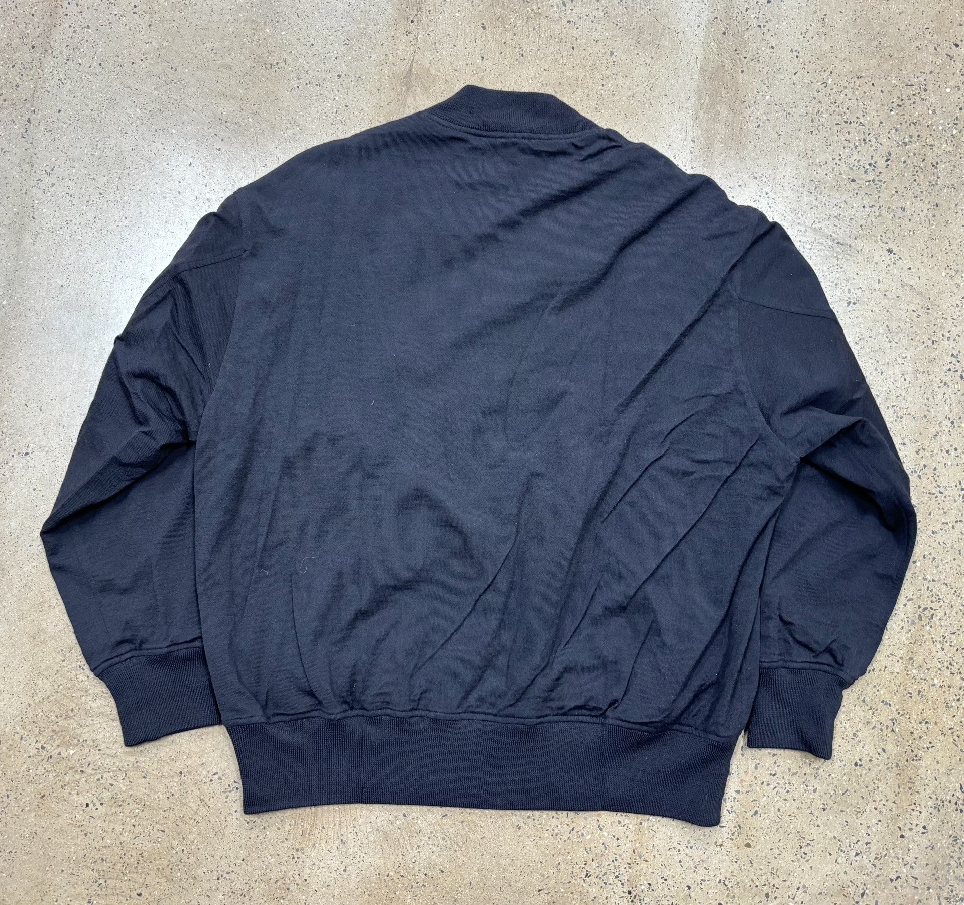Comoli 24AW Wool Knit Zip Blouson — front