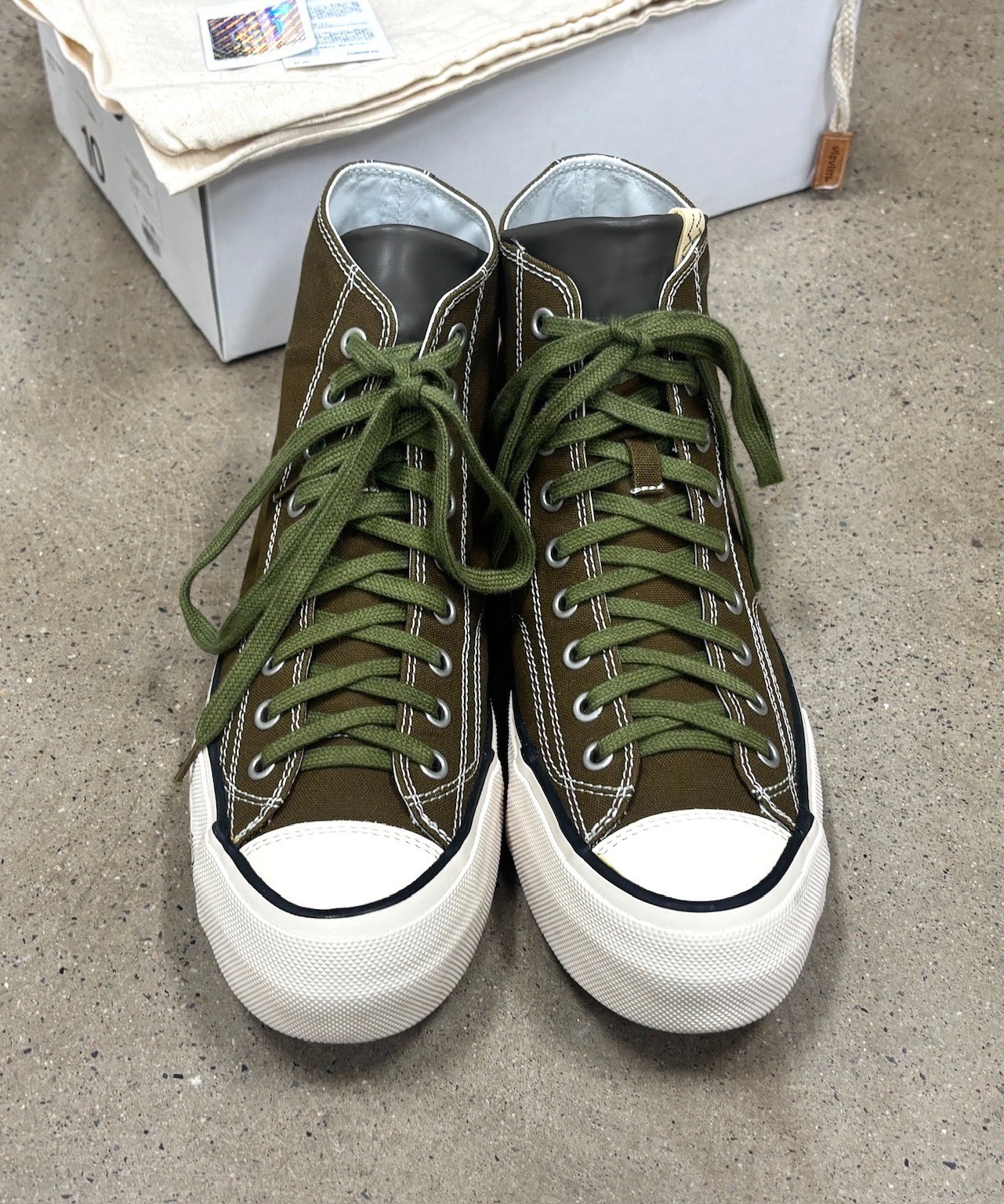 Visvim Skagway Hi Patten Sneakers — front