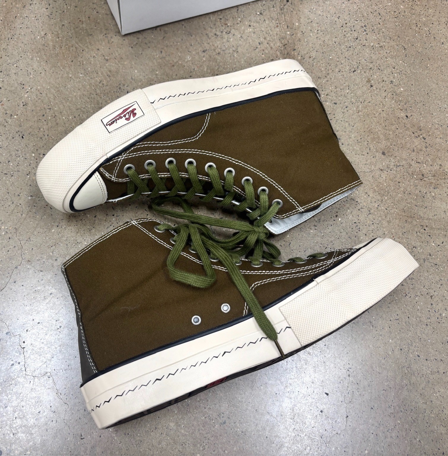 Visvim Skagway Hi Patten Sneakers — back