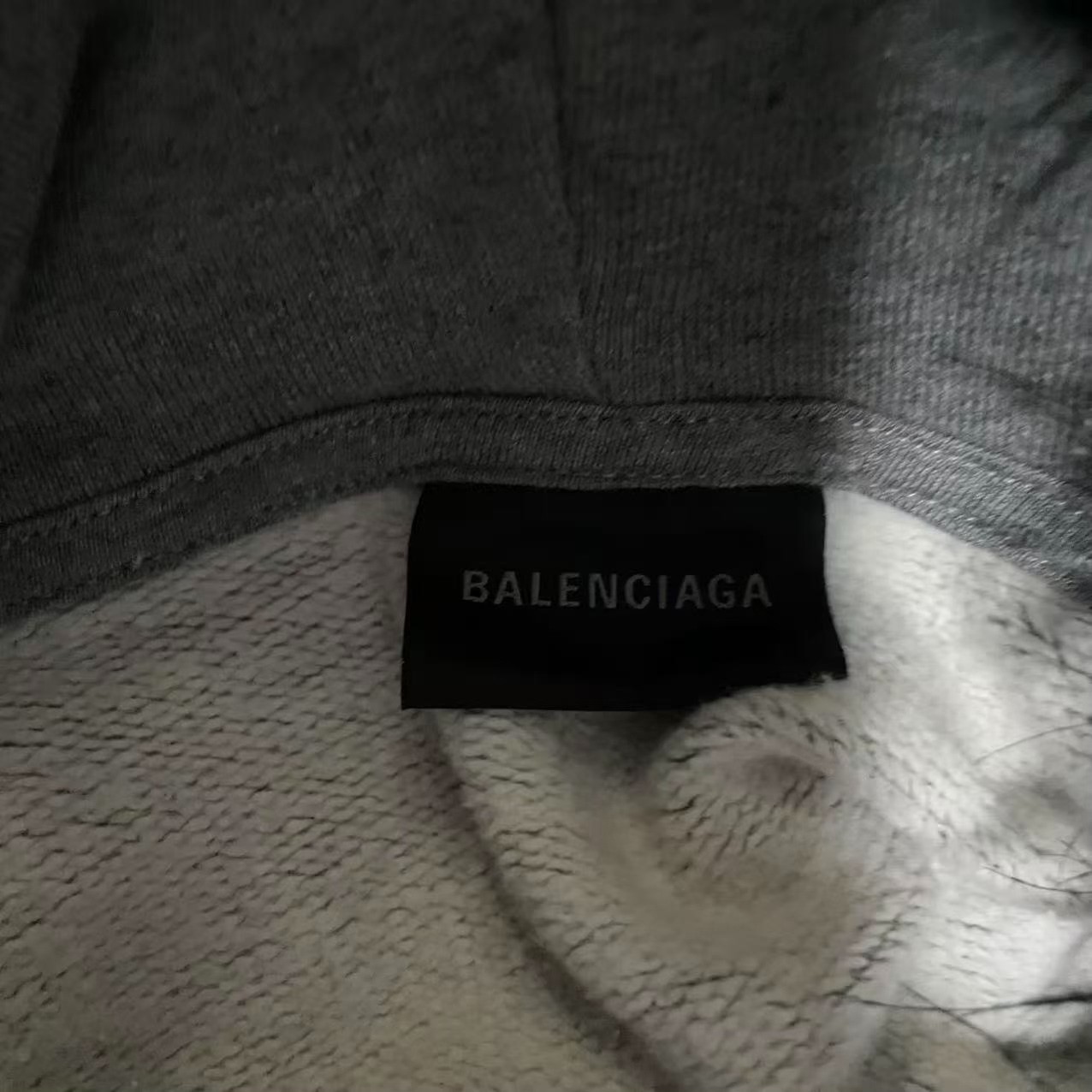 Balenciaga 25 Runway Fur Hooded Jacket — detail