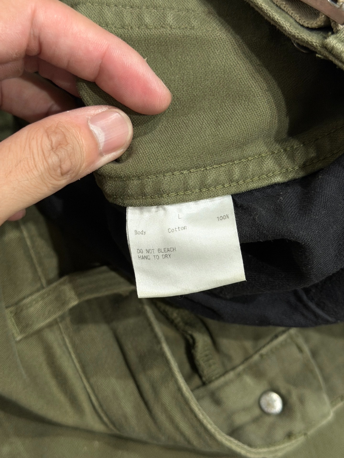 Vujade 004 Double Knee Micro Flared Jeans — label