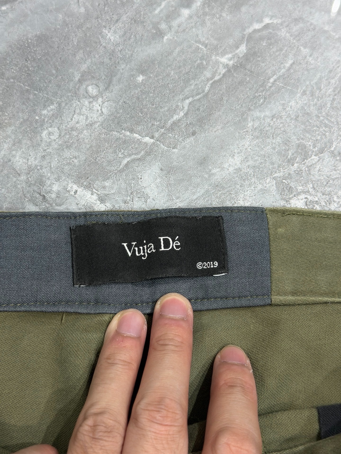 Vujade 004 Double Knee Micro Flared Jeans — back