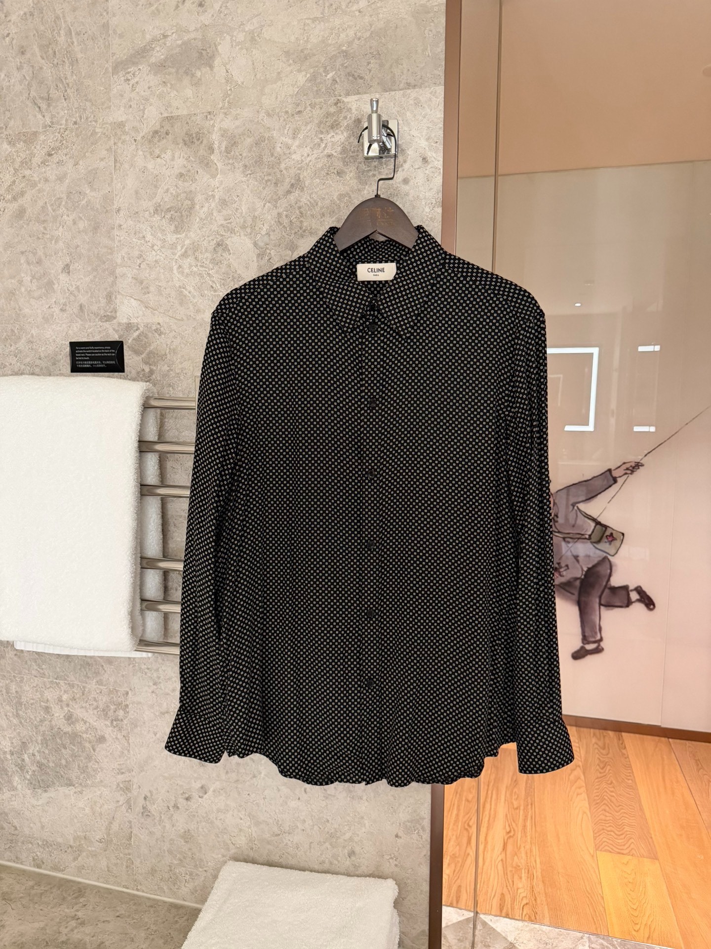Celine 20FW Pharmacist Collar Shirt