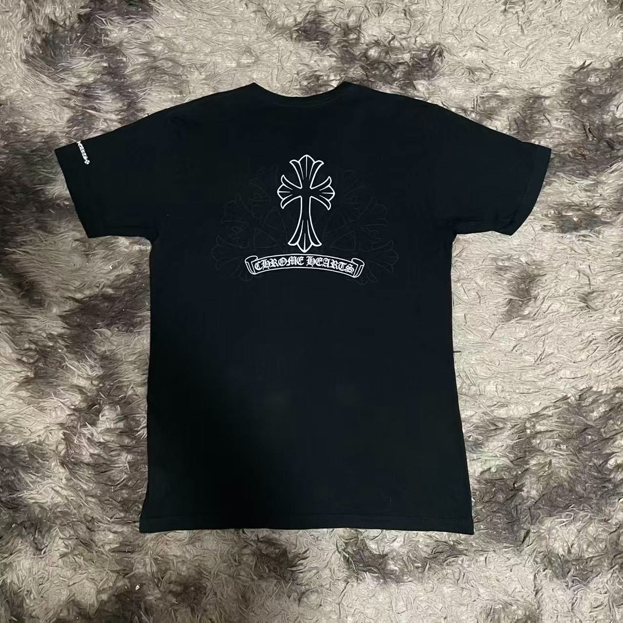 Chrome Hearts Black Cross Tee — front