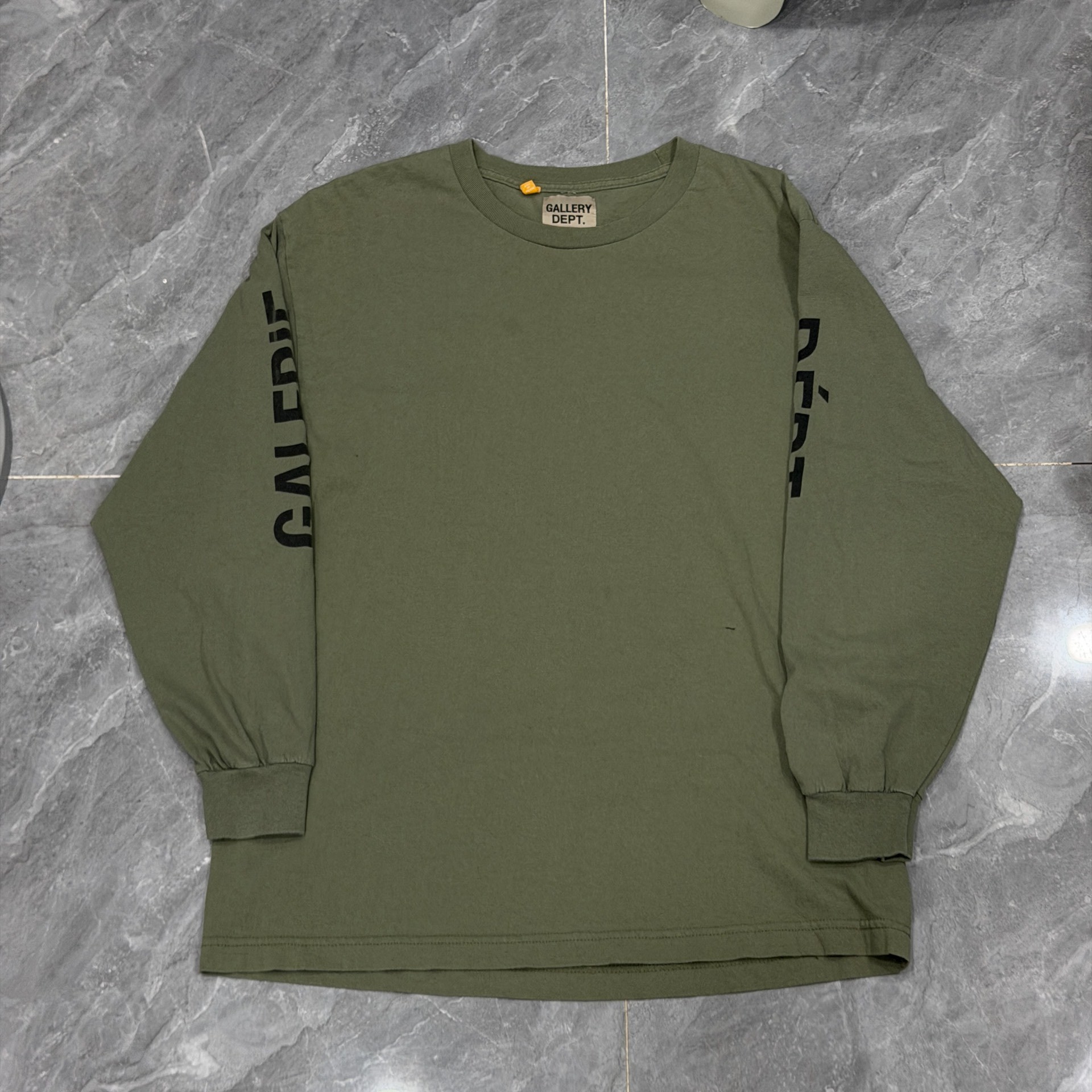 Gallery Dept Olive Green Long Sleeve Shirt