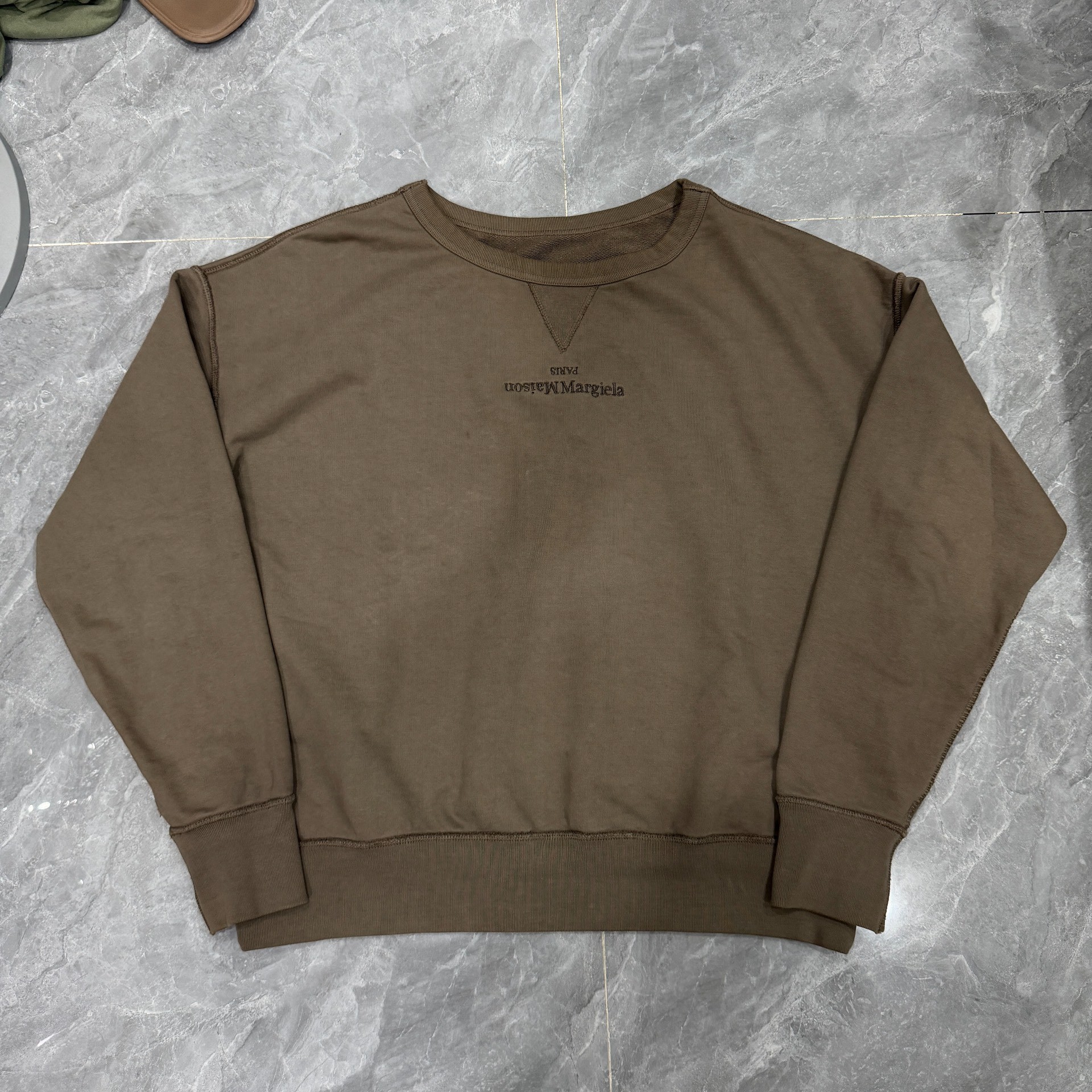 Maison Margiela MM6 Brown Crewneck Sweatshirt