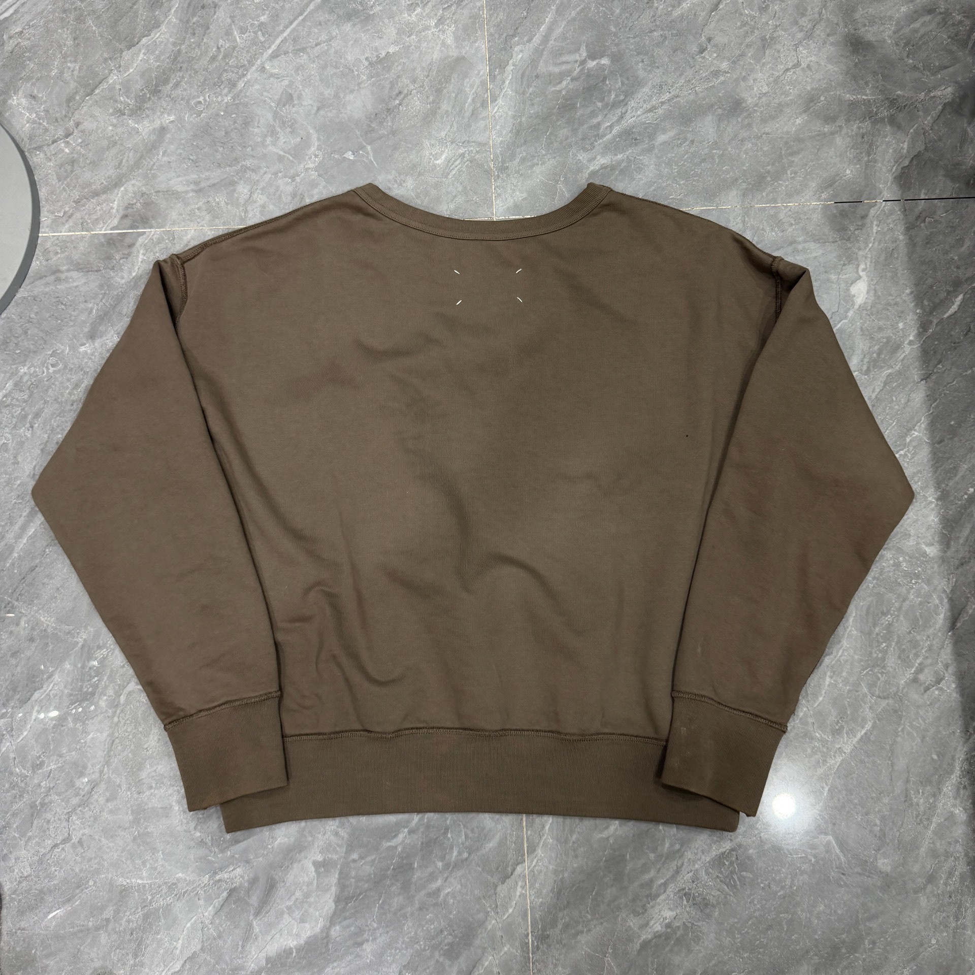 Maison Margiela MM6 Brown Crewneck Sweatshirt — front