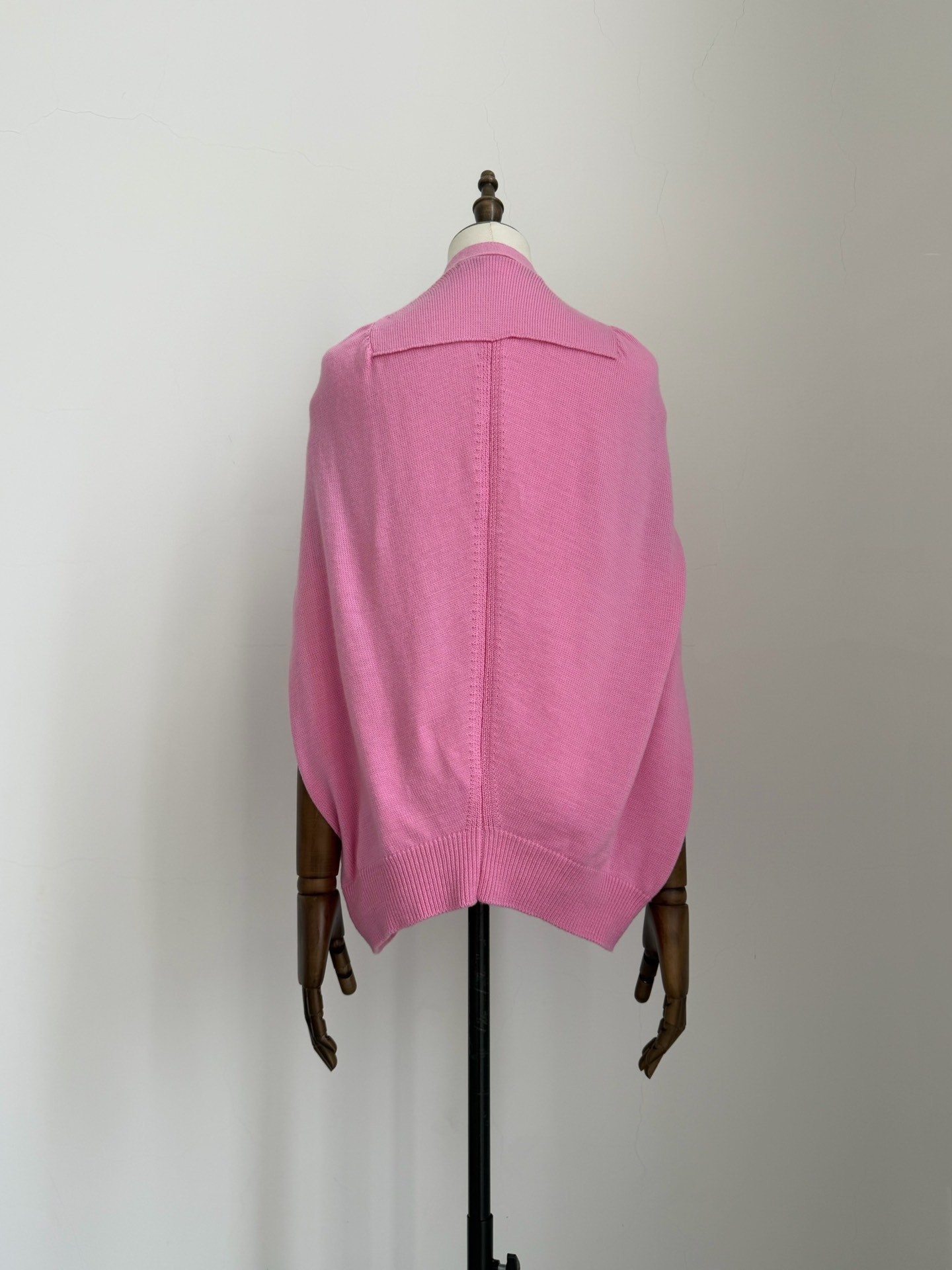 Junya Watanabe 2008 Pink Wool Cape Knit — back
