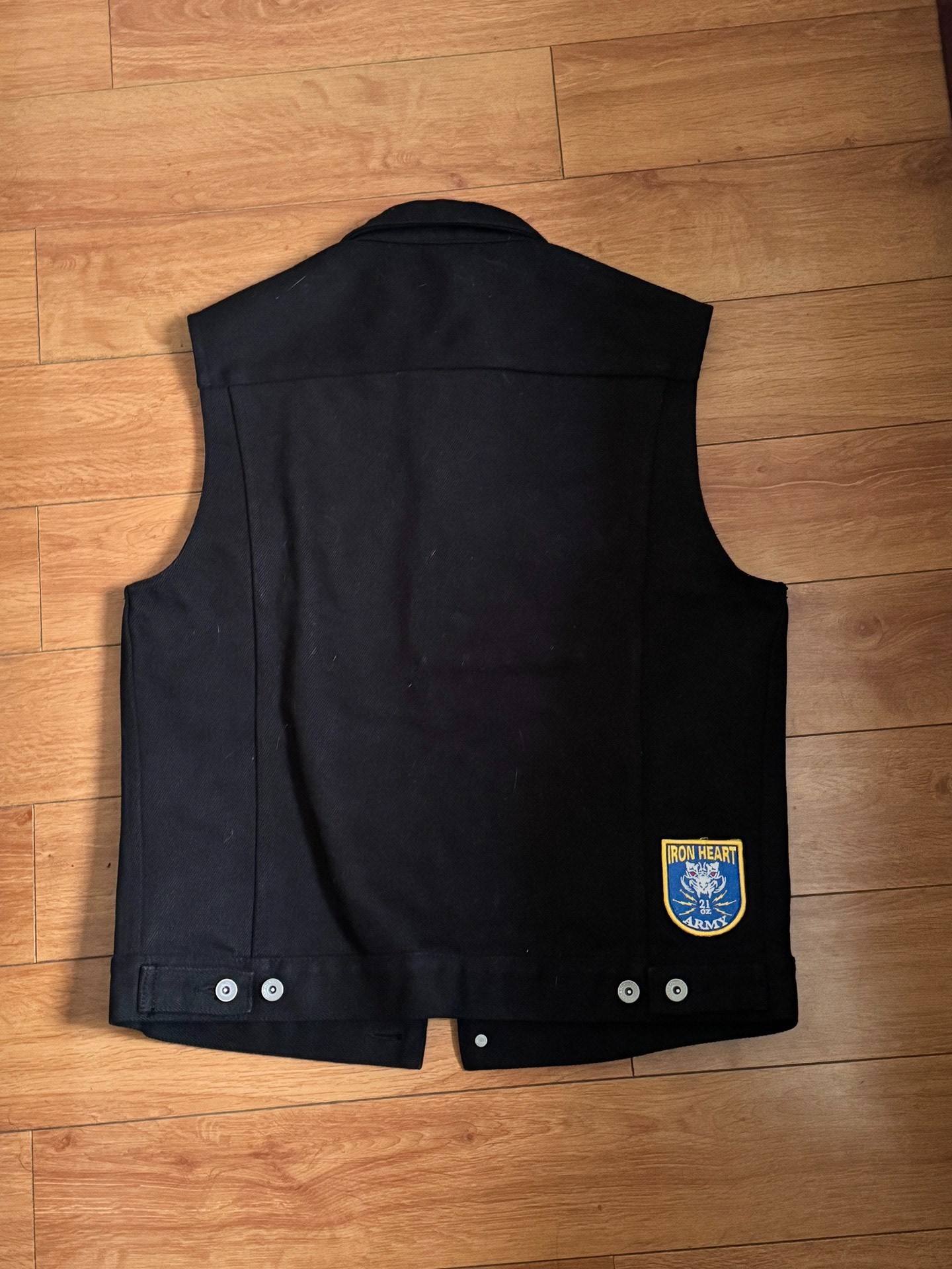 Iron Heart 9526v Black Vest — front