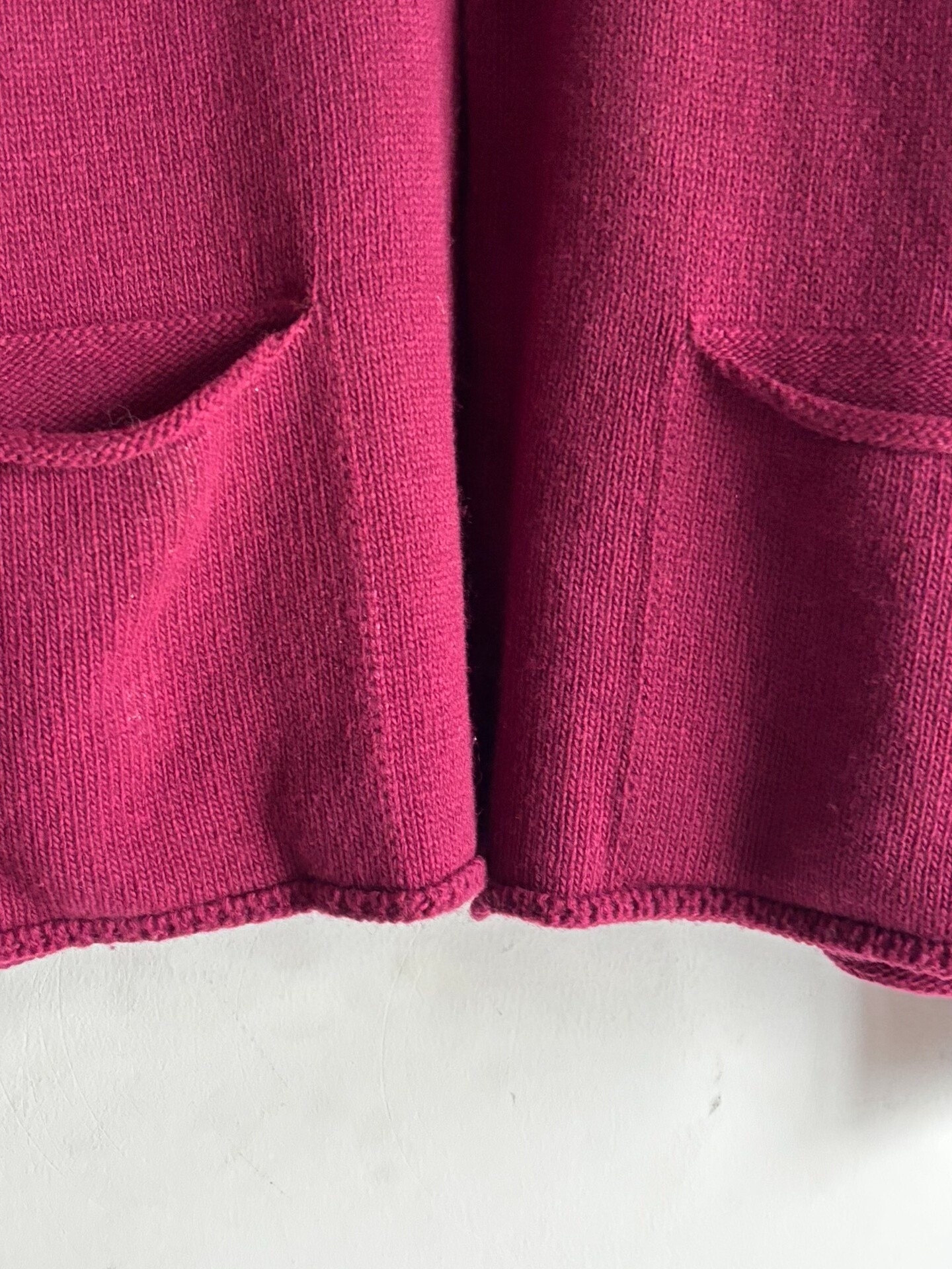 Comme Des Garcons AW2000 Maroon Sweater — label