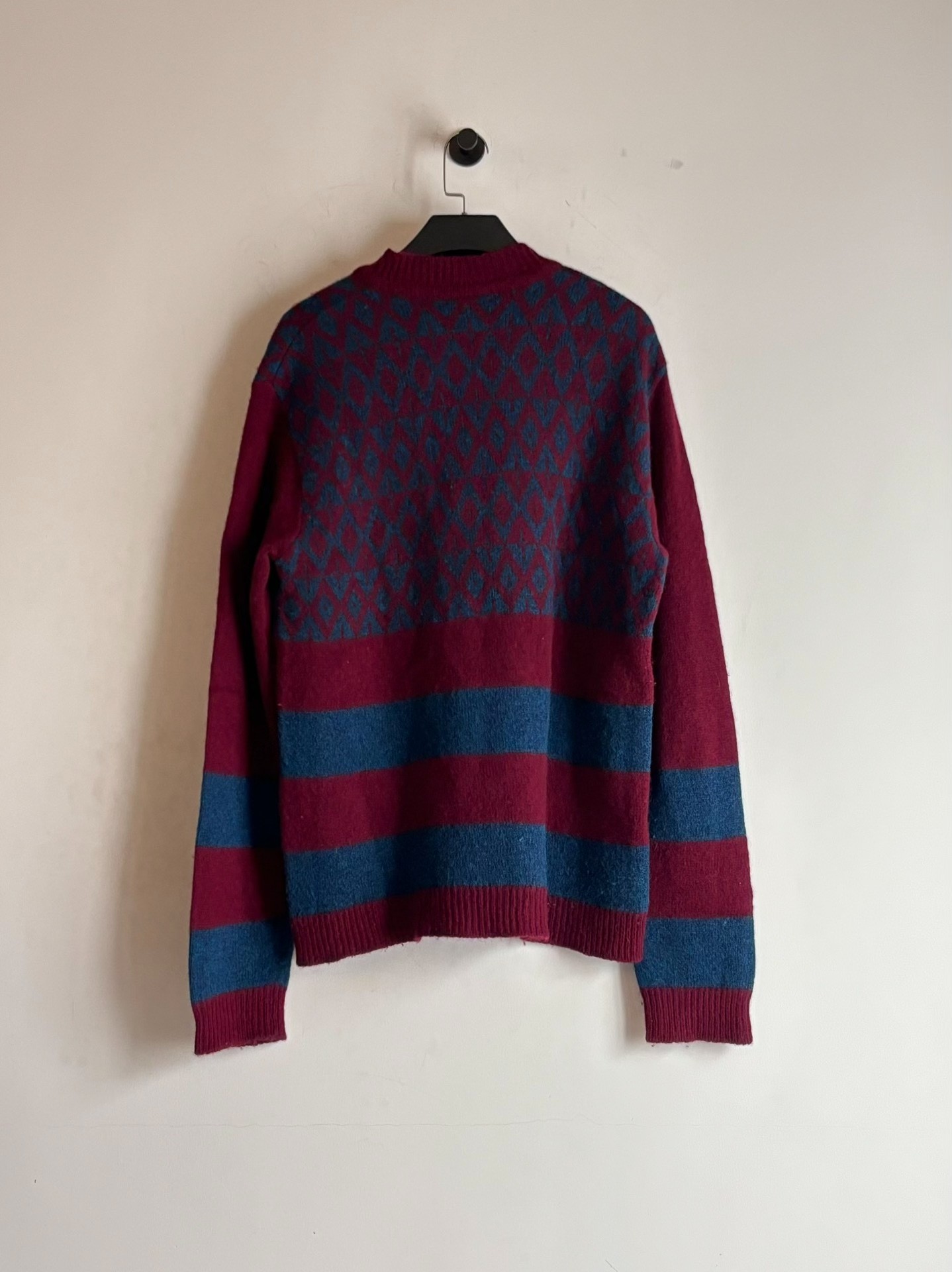 Dries Van Noten 00's Ethnic Pattern Sweater — label