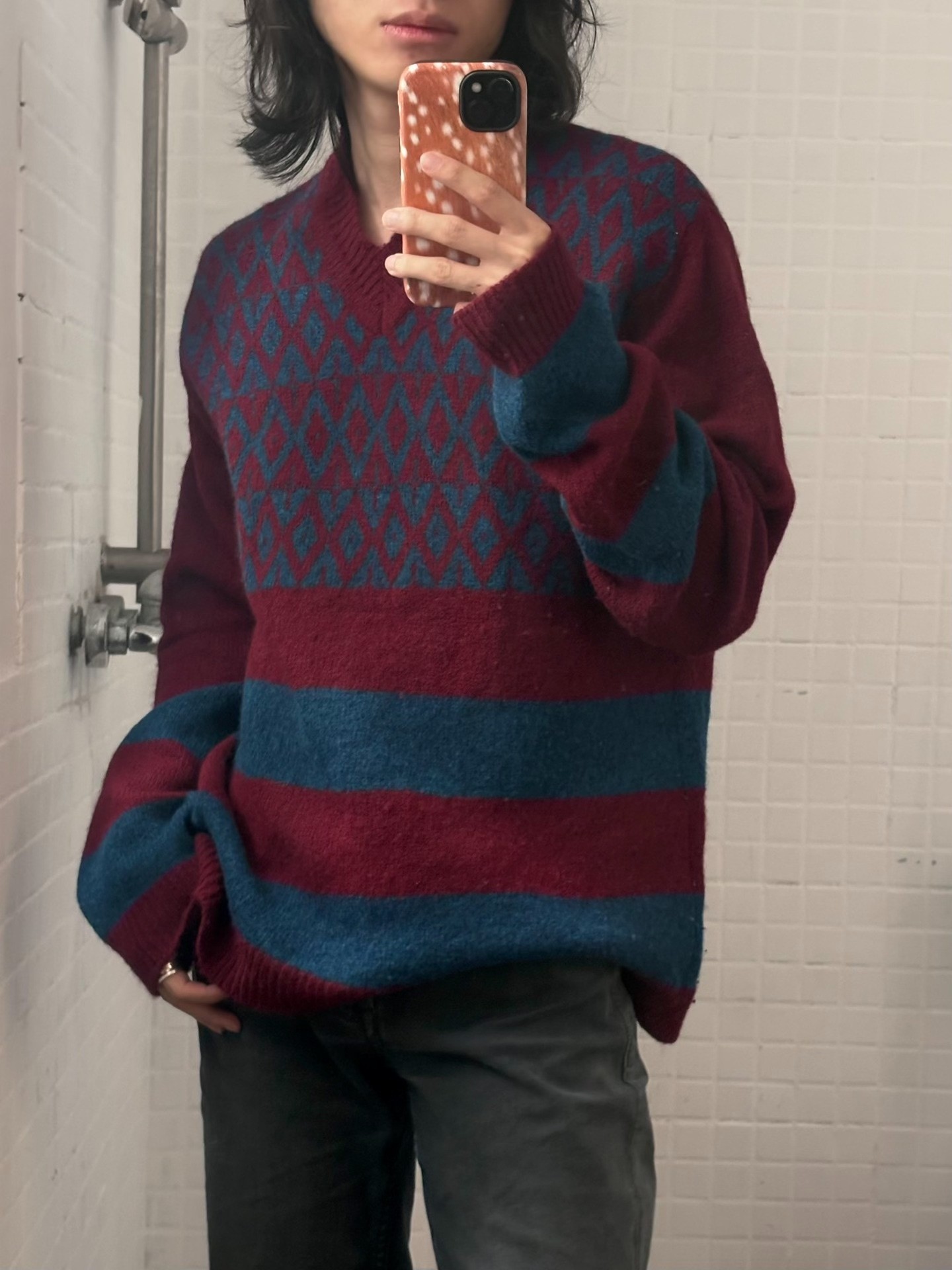 Dries Van Noten 00's Ethnic Pattern Sweater
