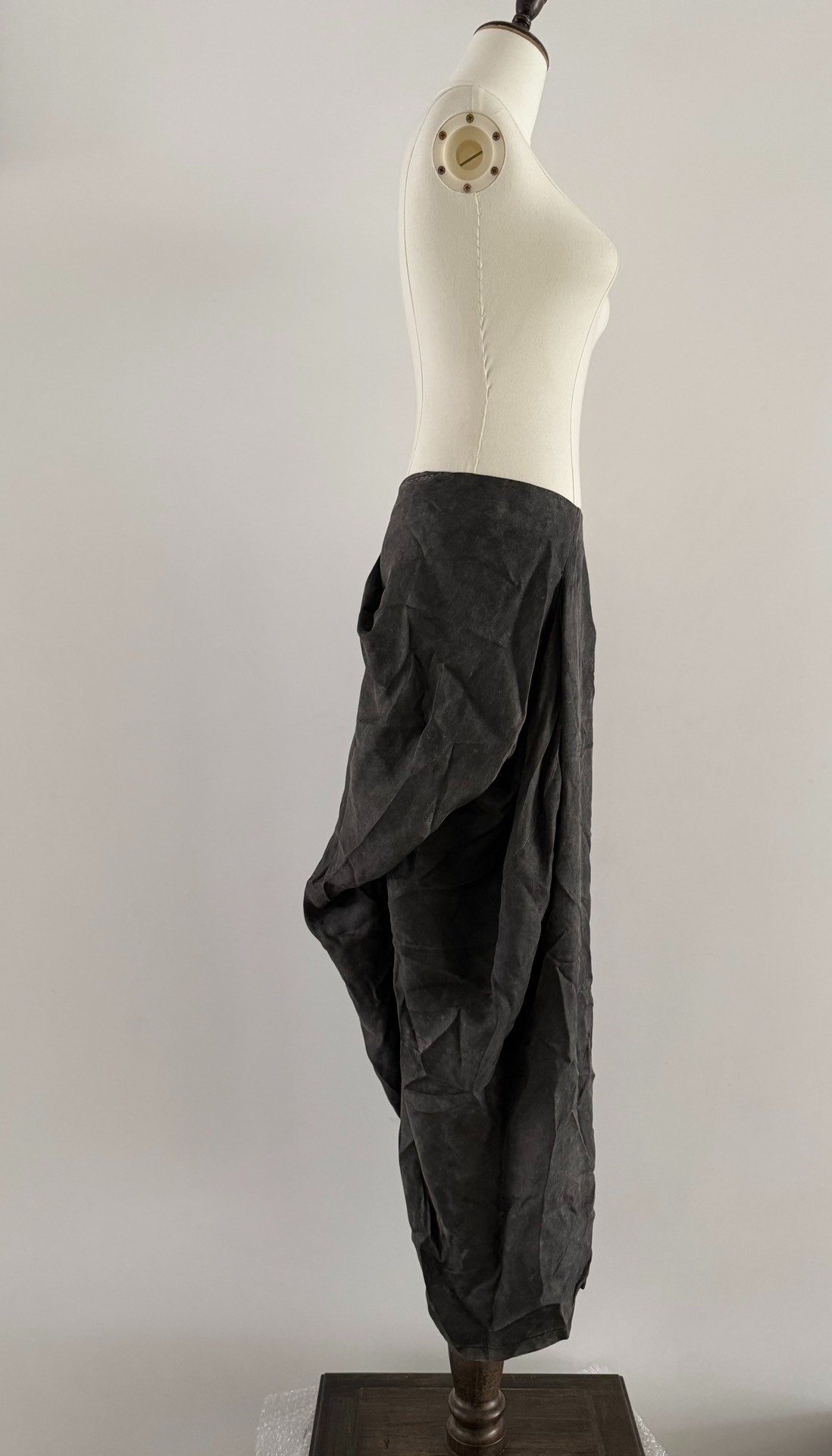 Y's Yohji Yamamoto Vintage Asymmetrical Skirt — back