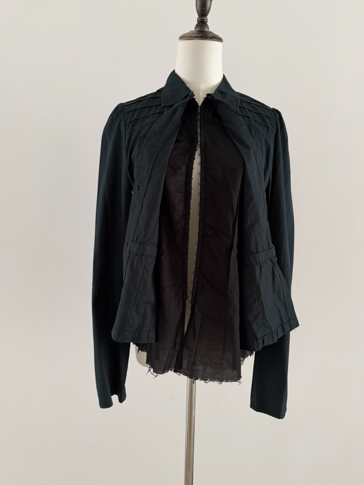 Dries Van Noten Double-Layer Shirt Jacket — back