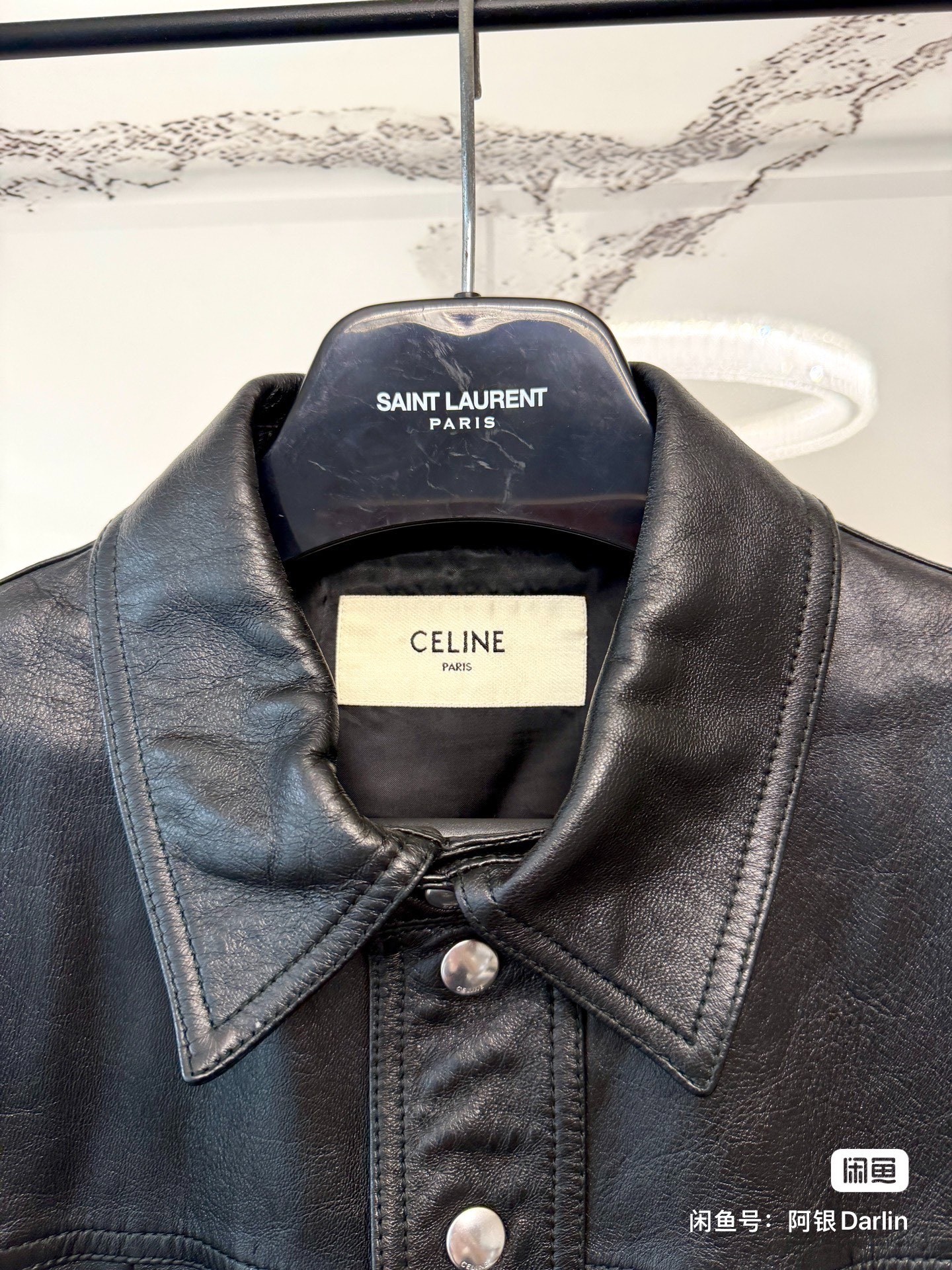 Celine 20ss Runway Studded Leather Jacket — detail