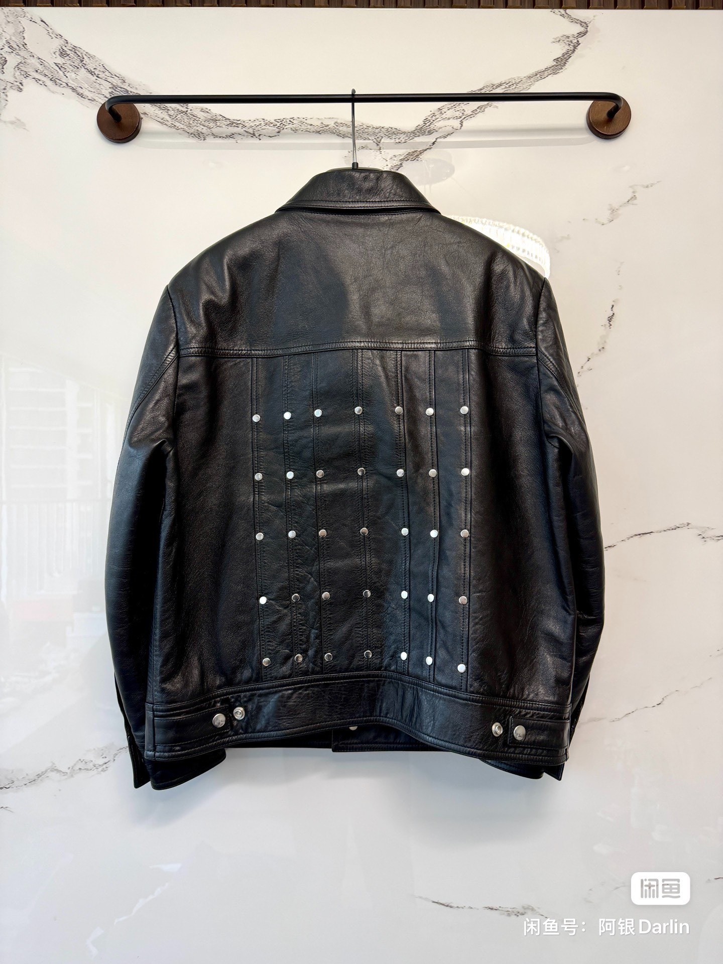 Celine 20ss Runway Studded Leather Jacket — back