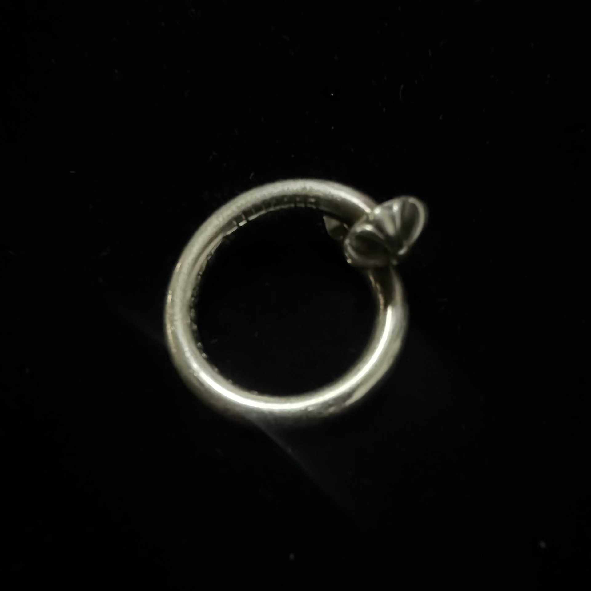 Chrome Hearts Silver Nail Ring