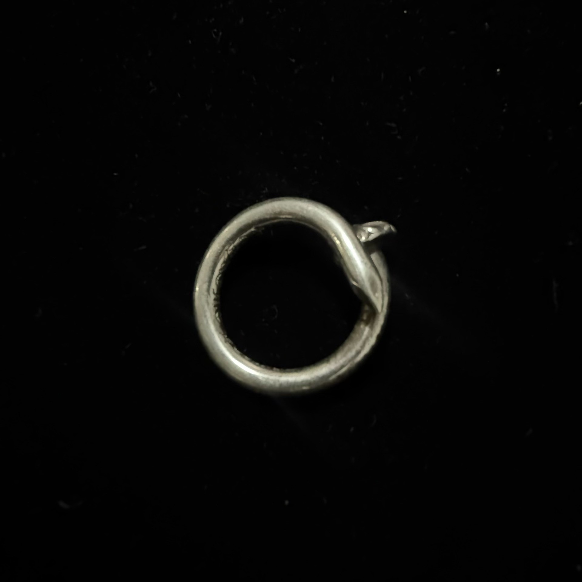 Chrome Hearts Silver Nail Ring — front