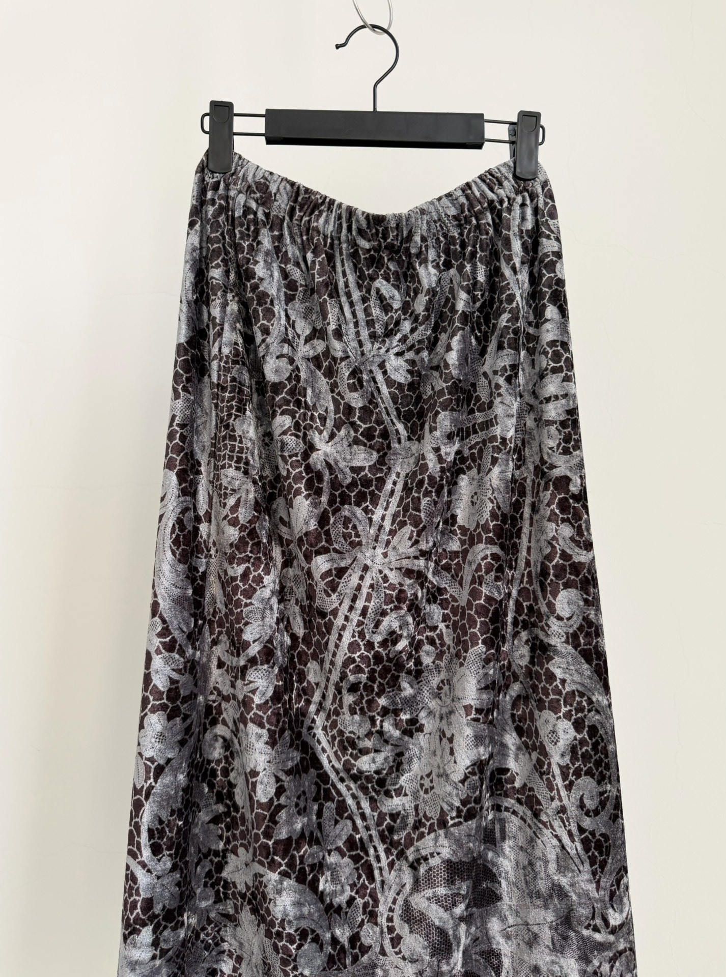 Comme des Garcons Tricot 1996 Velvet Skirt — front