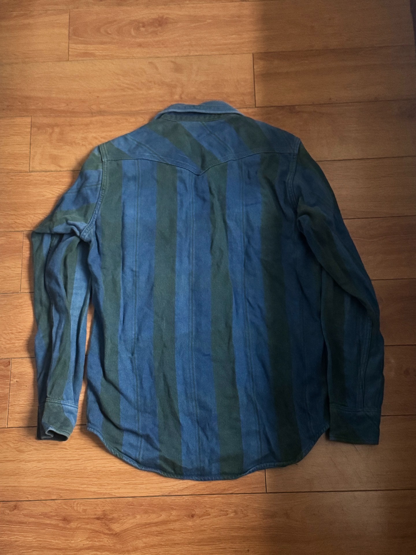 Iron Heart Early Discontinued 12oz Flannel Western Shirt — front