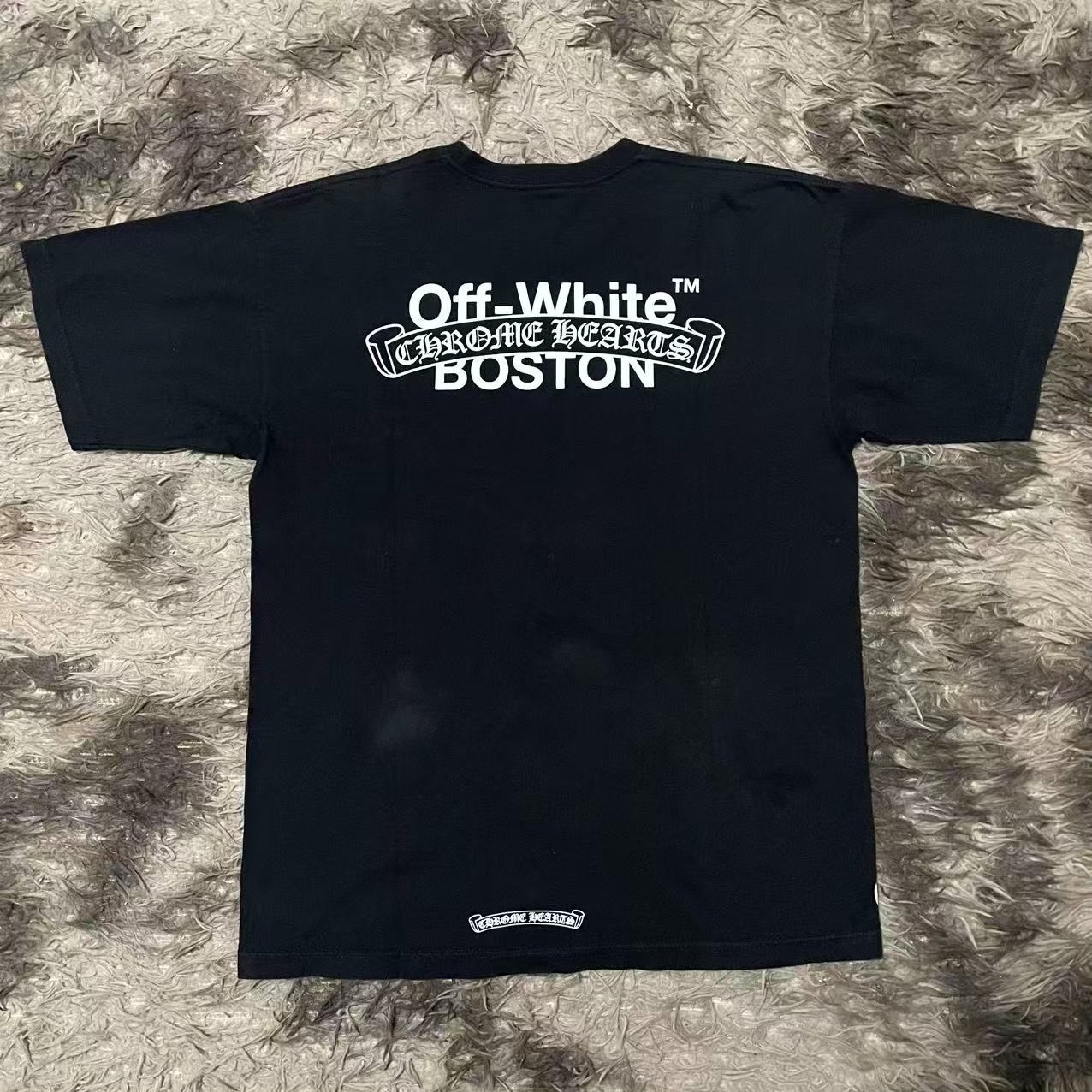 Off-White x Chrome Hearts Boston Tee — front