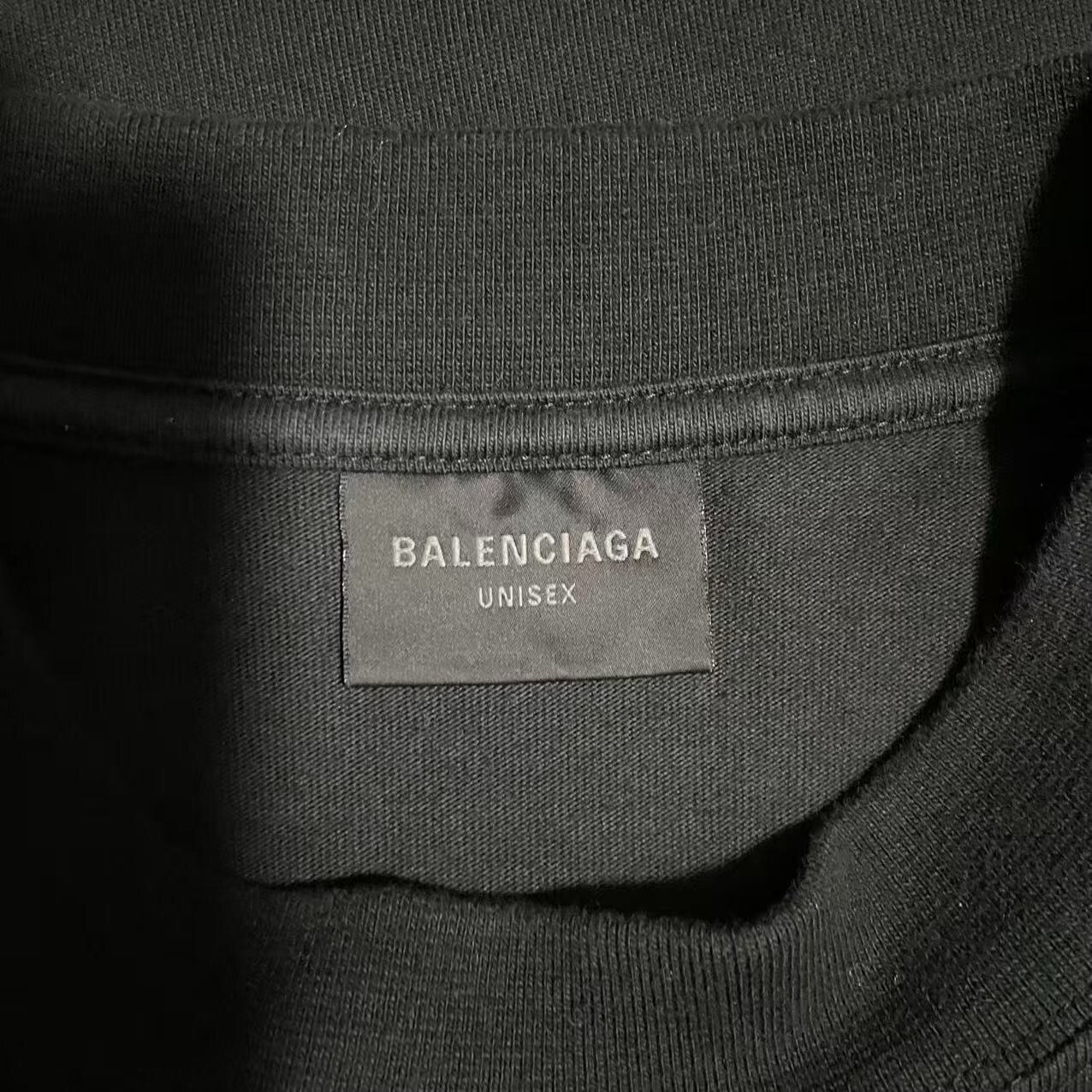Balenciaga BB Paris Icon Rhinestone Tee — detail