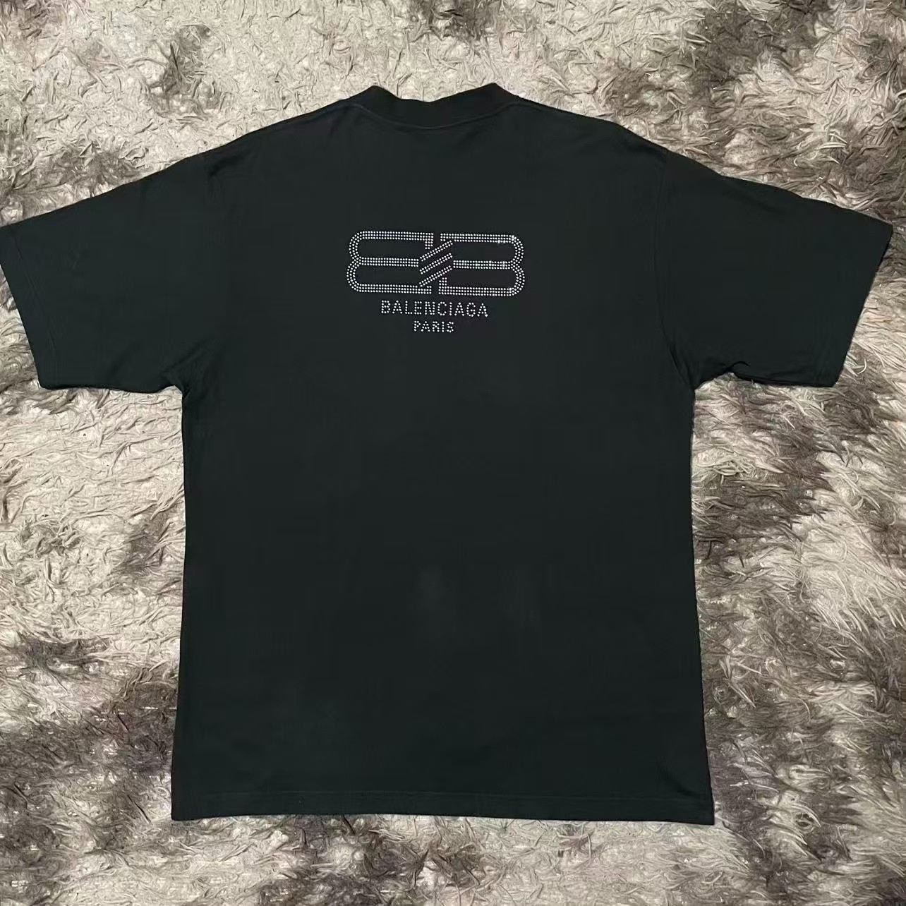 Balenciaga BB Paris Icon Rhinestone Tee
