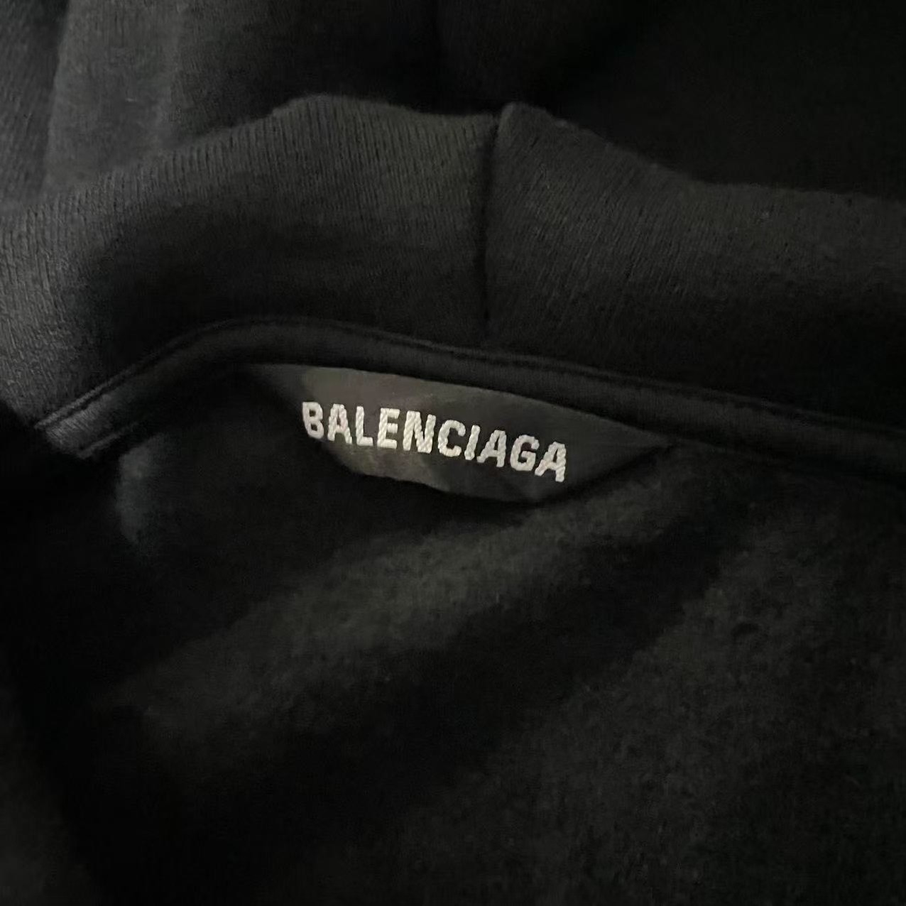 Balenciaga Multicolor Letter Hoodie — detail