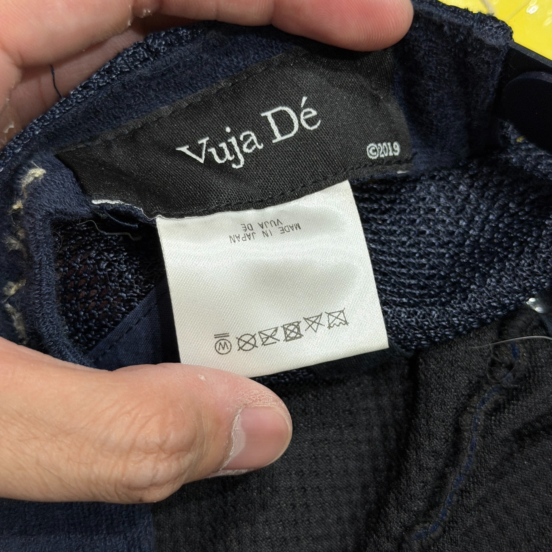 Vujade 004 Dark Blue Trucker Cap — back