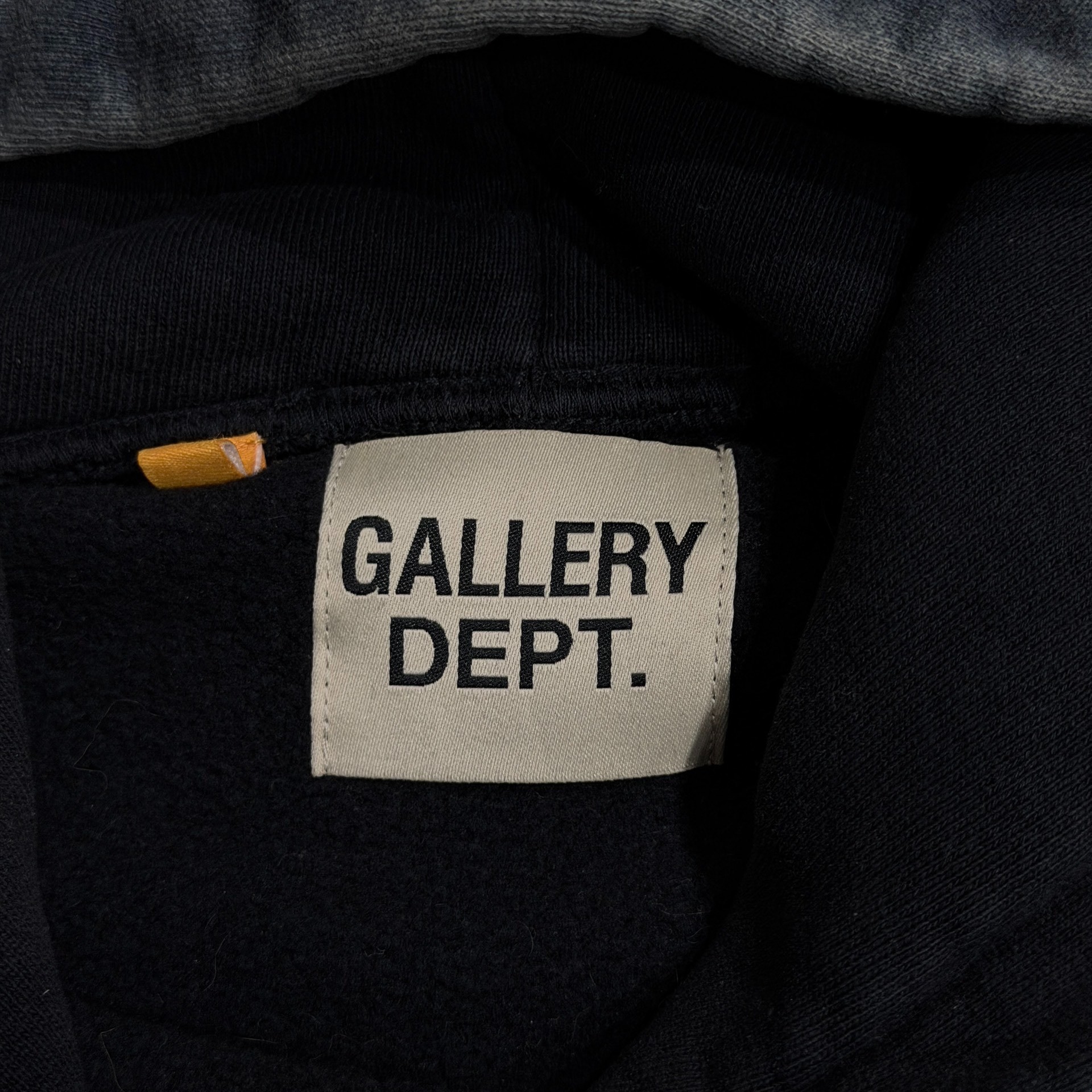 Gallery Dept Black Flame Hoodie — back