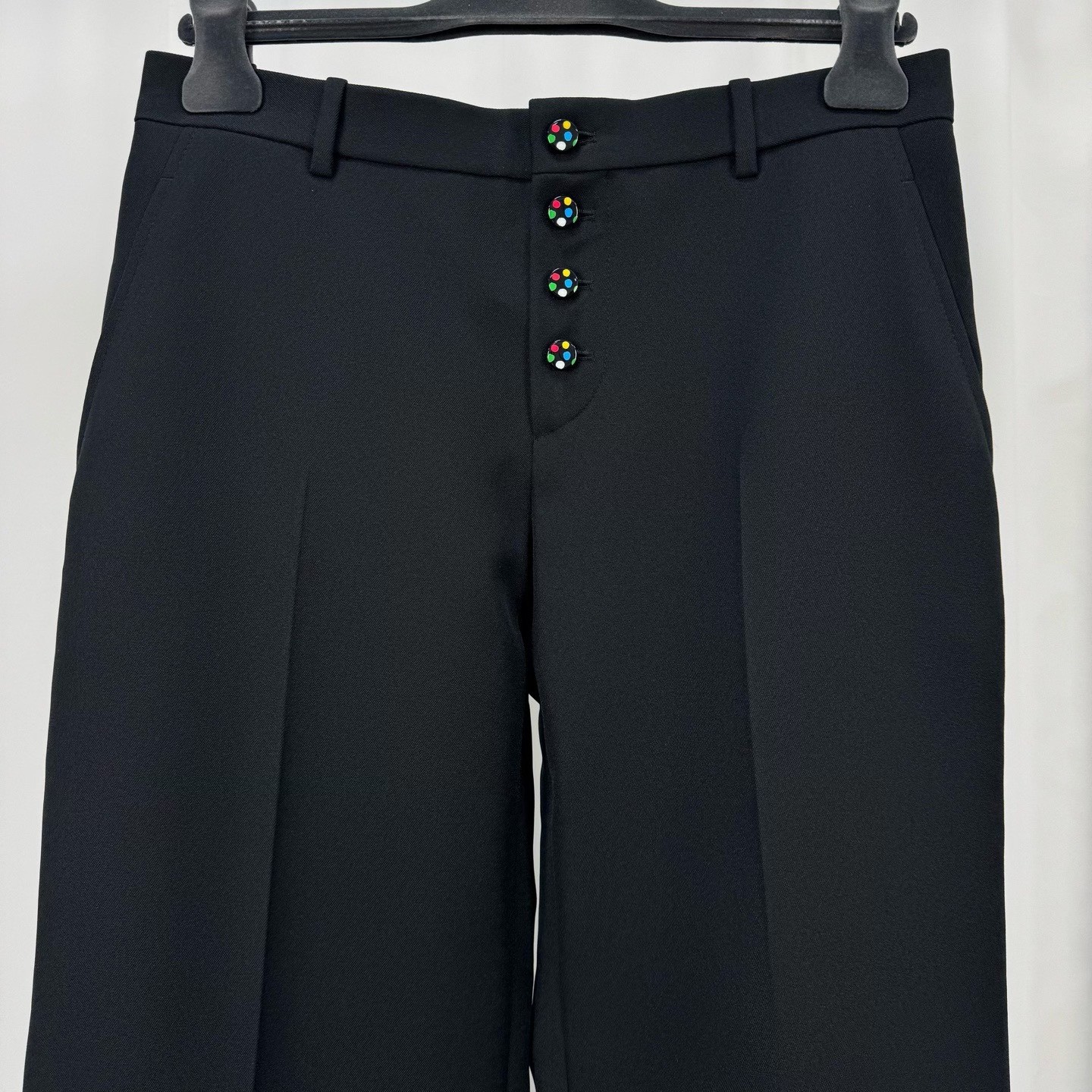 Louis Vuitton x Kusama Wide-Leg Trousers — detail