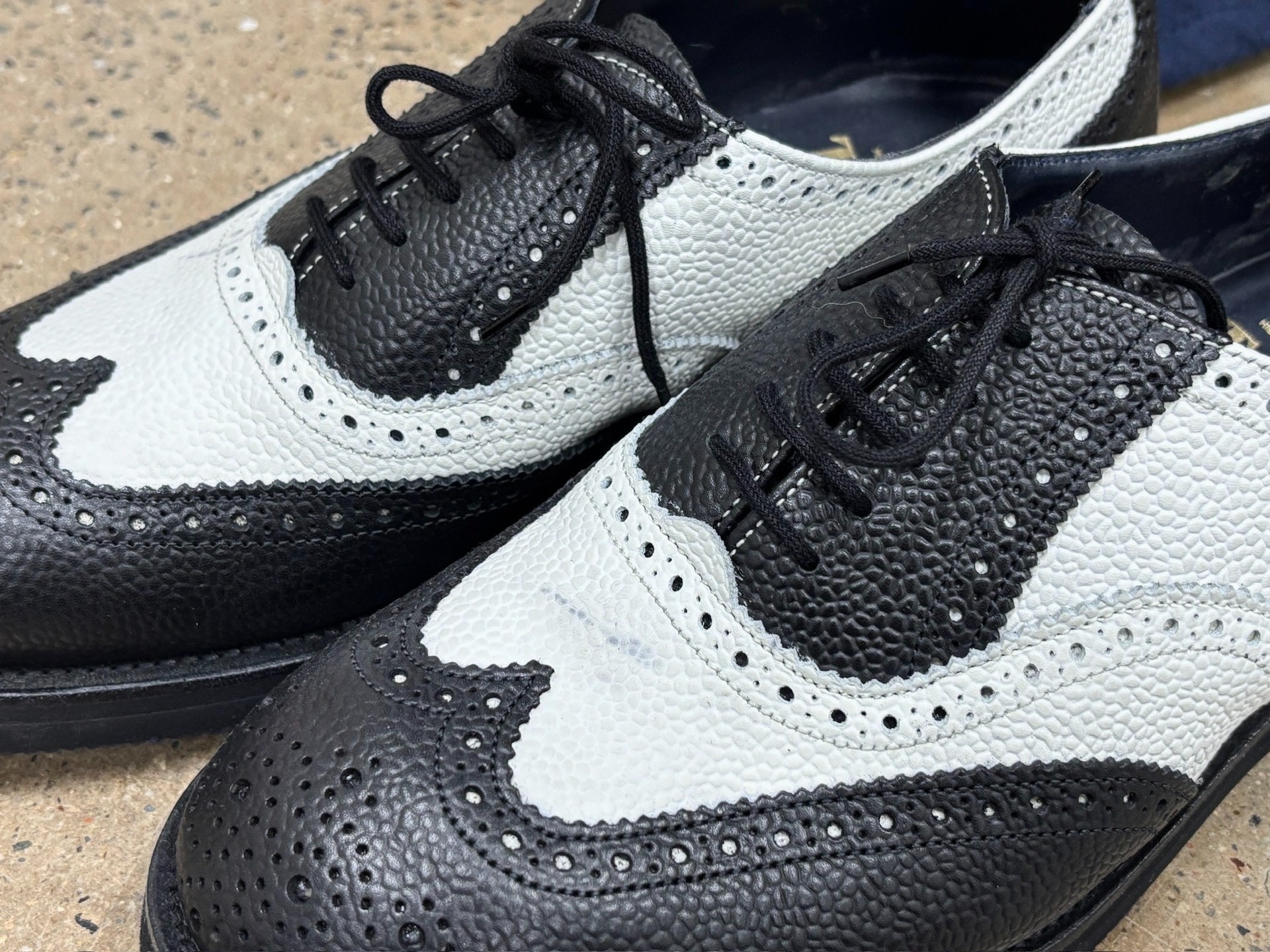 Trickers x Junya Watanabe Brogue Shoes — label