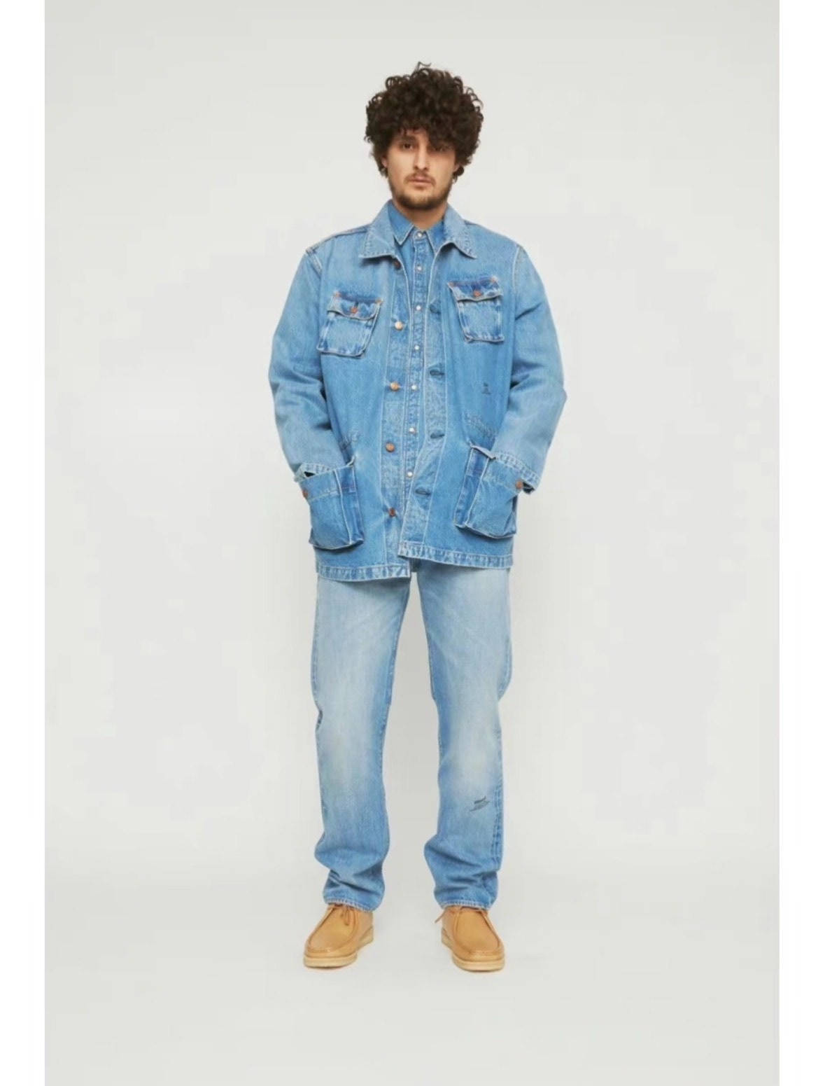 Levi's x JJJJound SS23 Denim Jacket — back