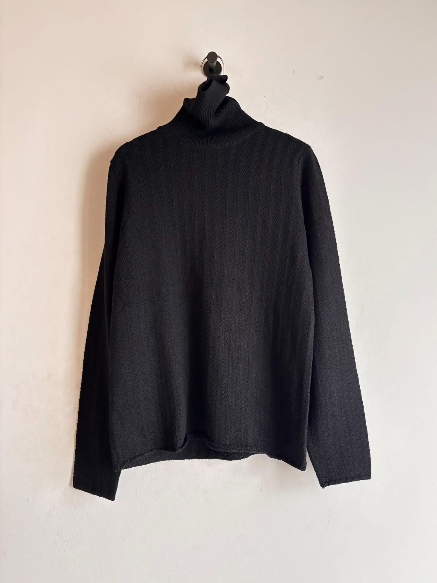 Helmut Lang 00's Black Turtleneck