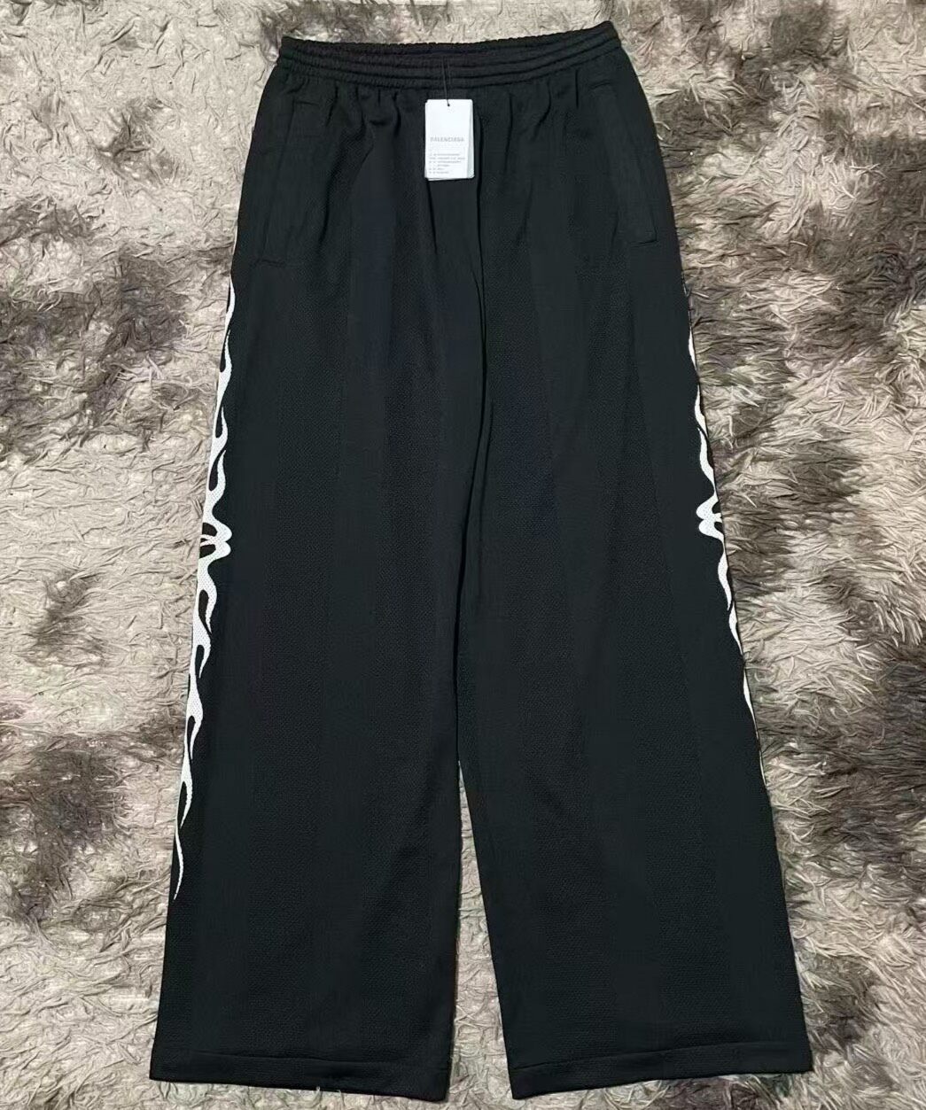 Balenciaga Mesh Flame Track Pants