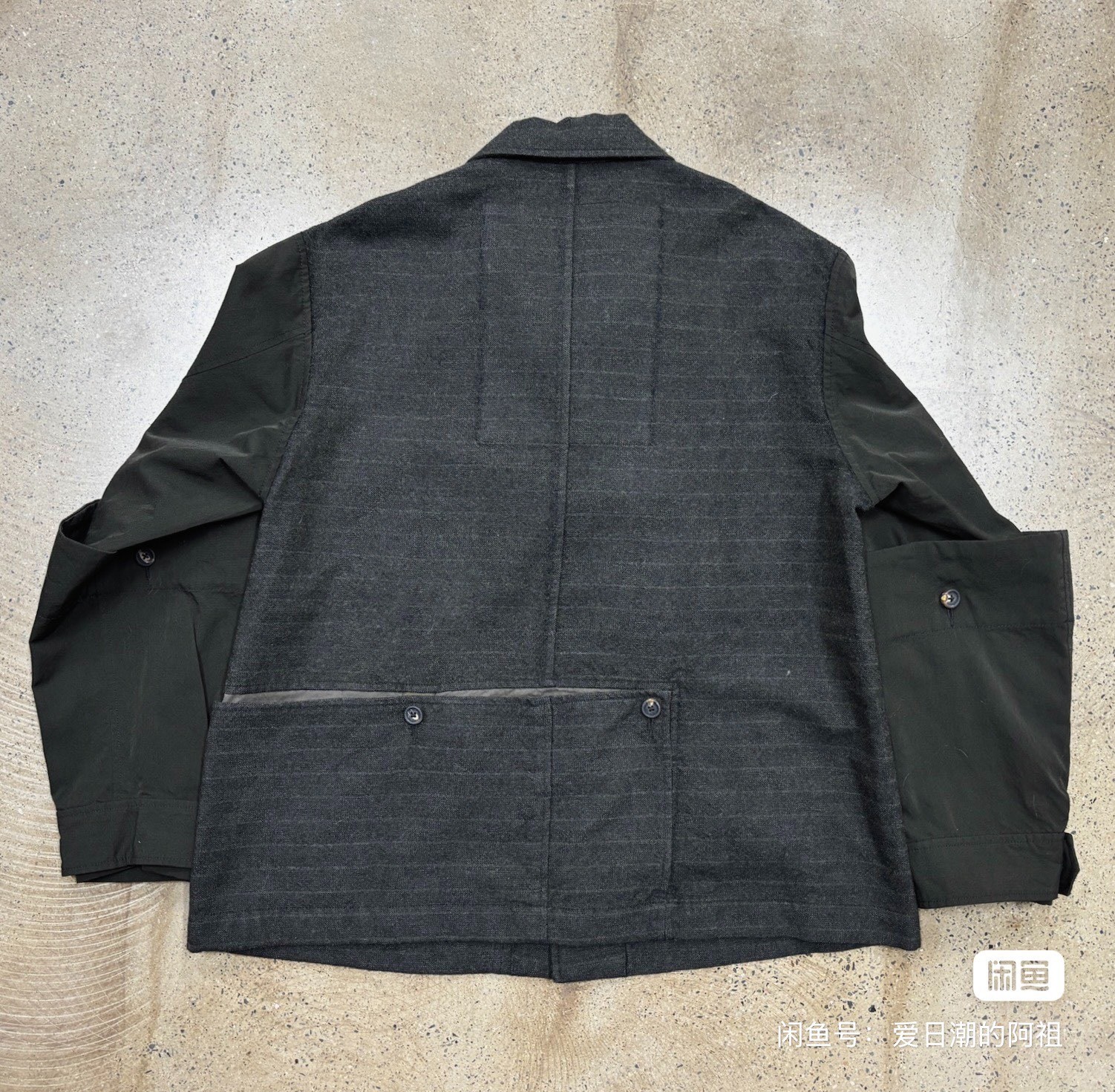 Ziggy Chen 21AW Suzhou Garden Wool Jacket — detail