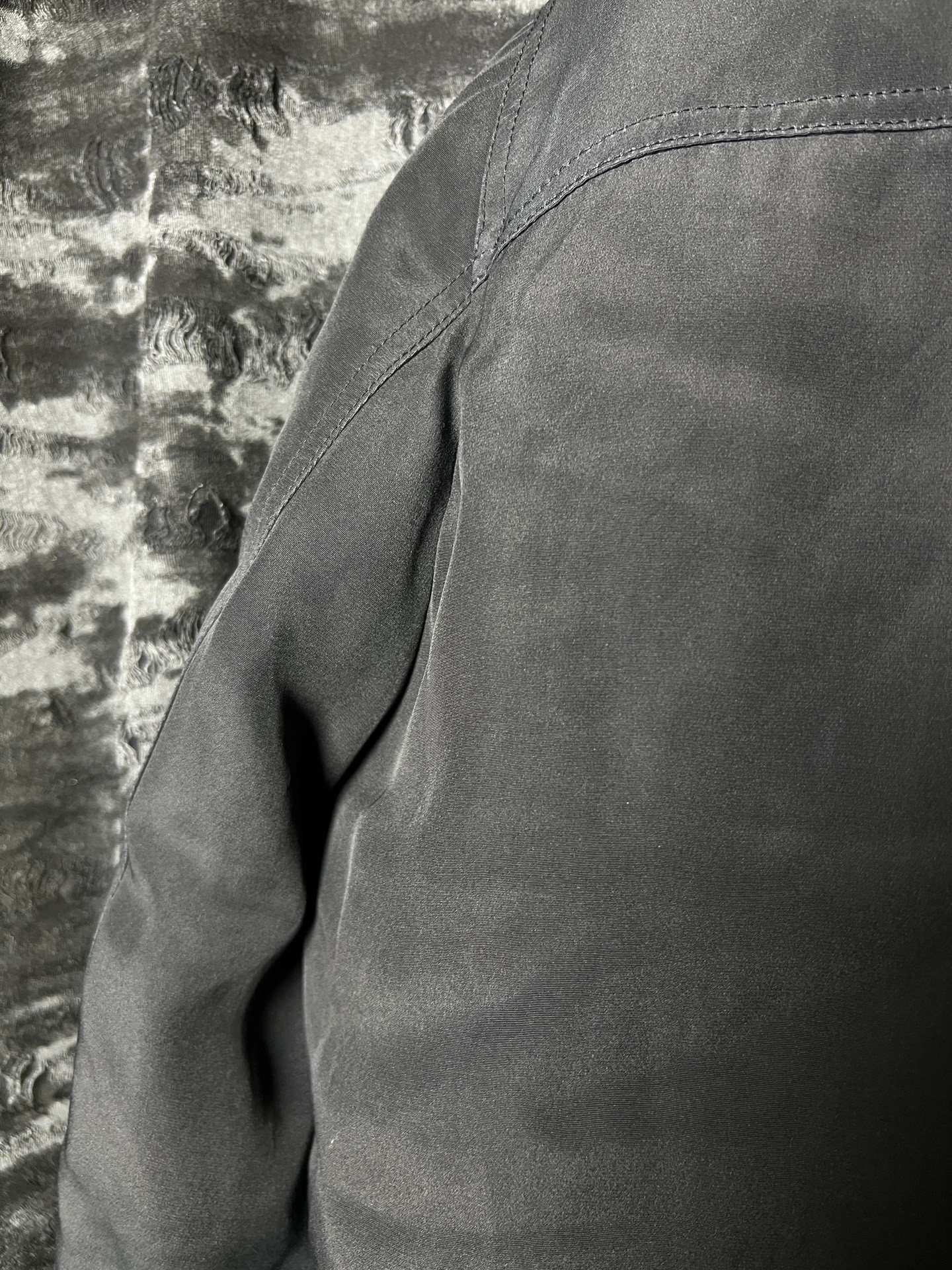 Rick Owens 16fw MA1 Silk Down Jacket — label