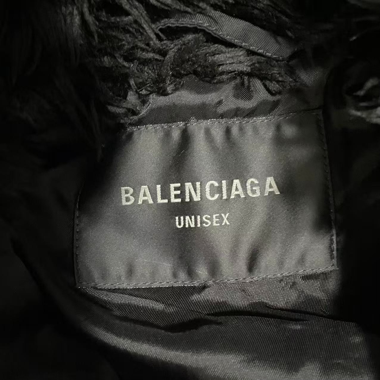 Balenciaga 24FW N2B Fur Bomber Jacket — detail