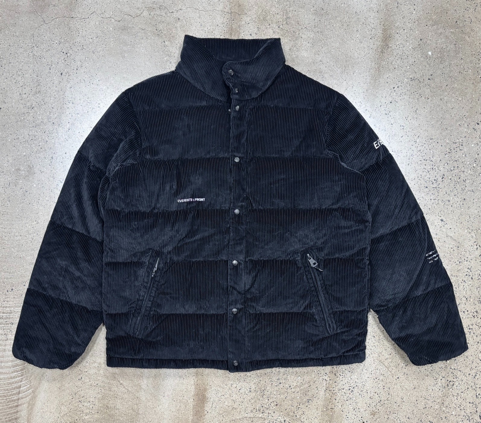 Moncler x Fragment Corduroy Puffer Jacket