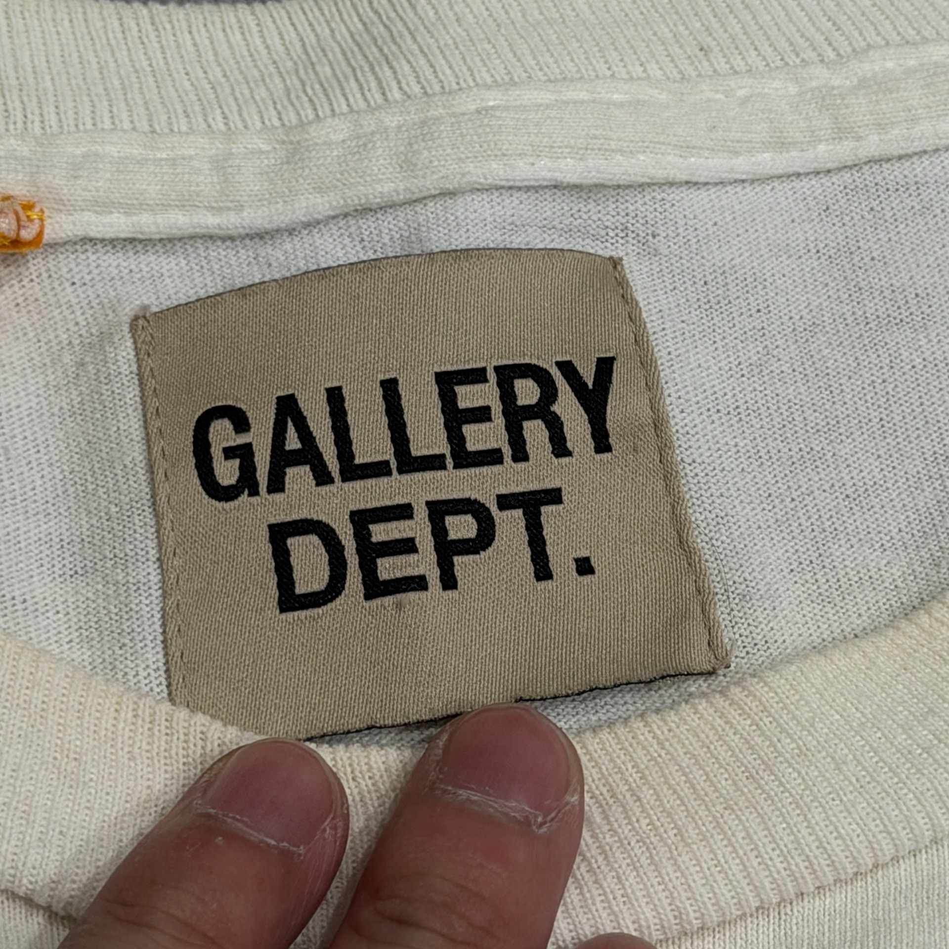 Gallery Dept White Long Sleeve Top — back
