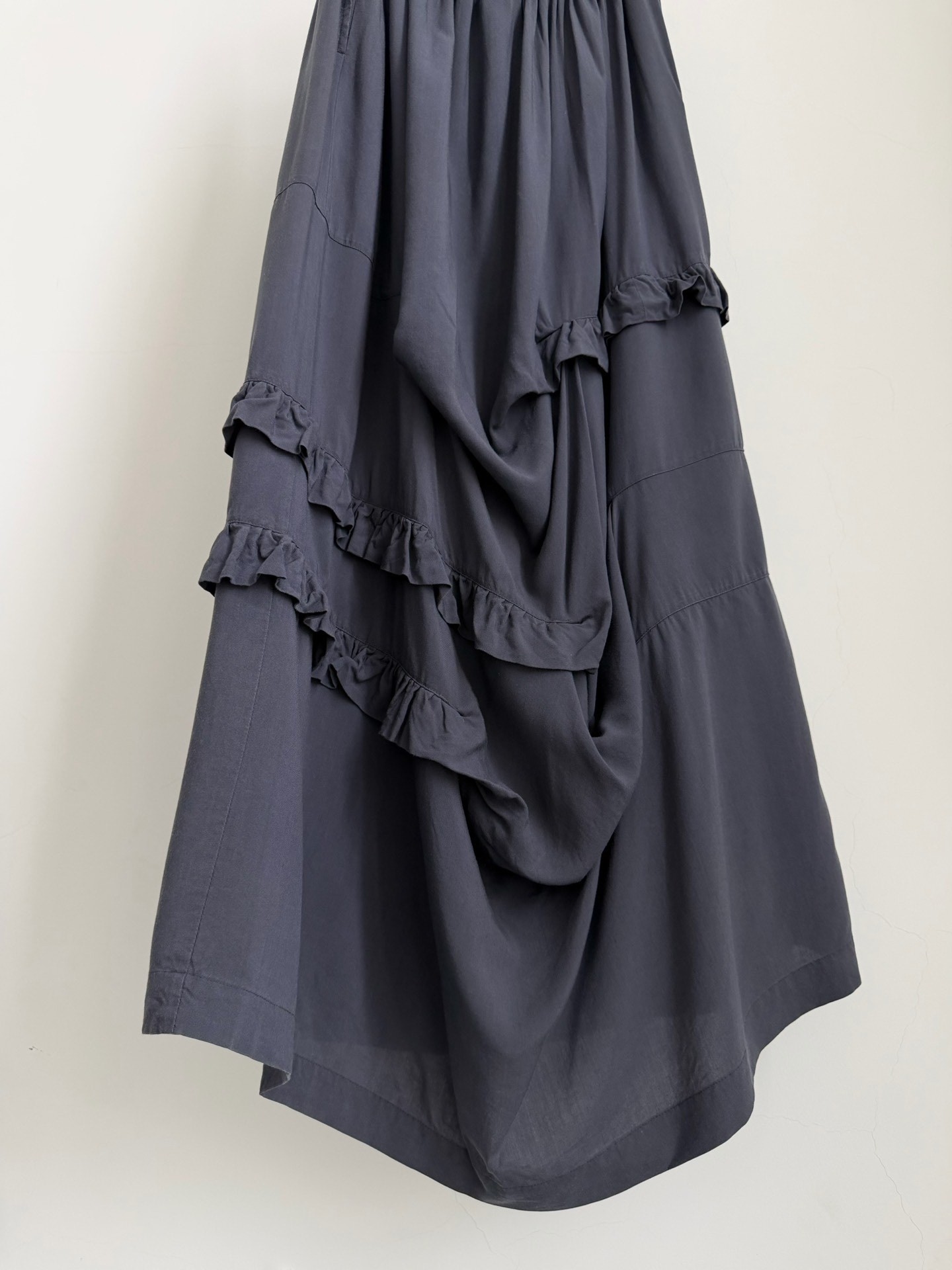 Comme des Garcons Ruffled Long Skirt — front