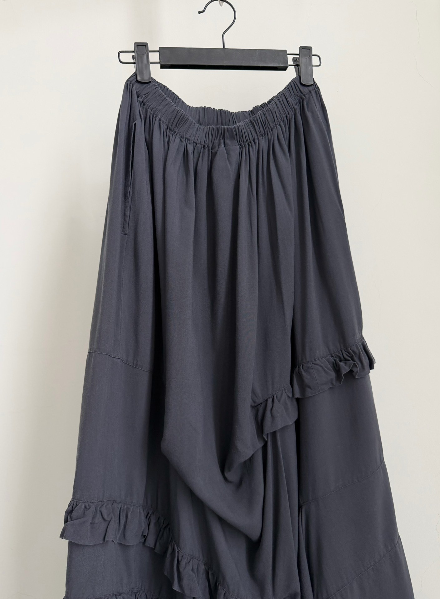 Comme des Garcons Ruffled Long Skirt — label