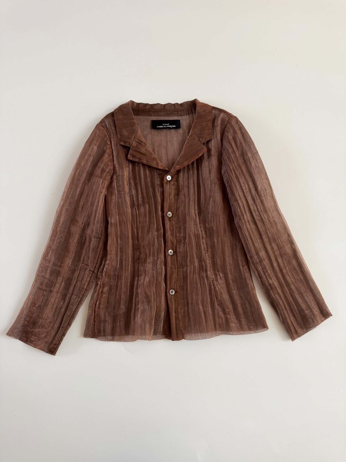 1990s Comme des Garcons Tricot Button-Up Shirt