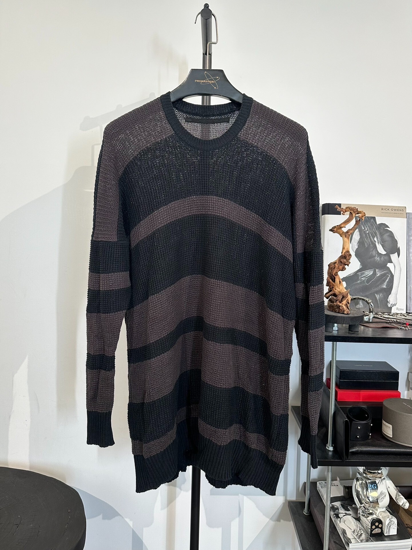Julius_7 Striped Knit Pullover