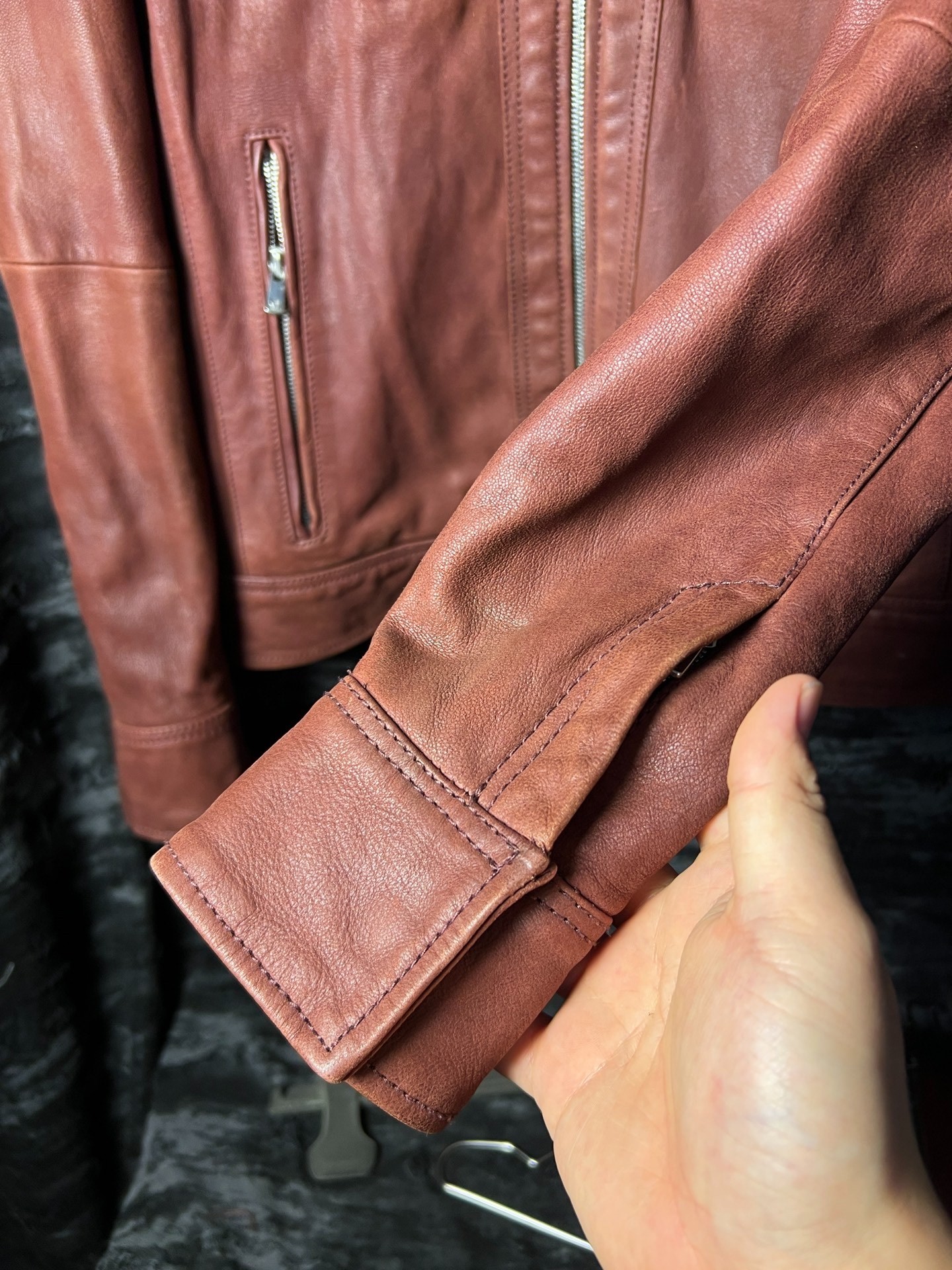 CATHY JANE RickOwens Style Hunting Jacket — detail